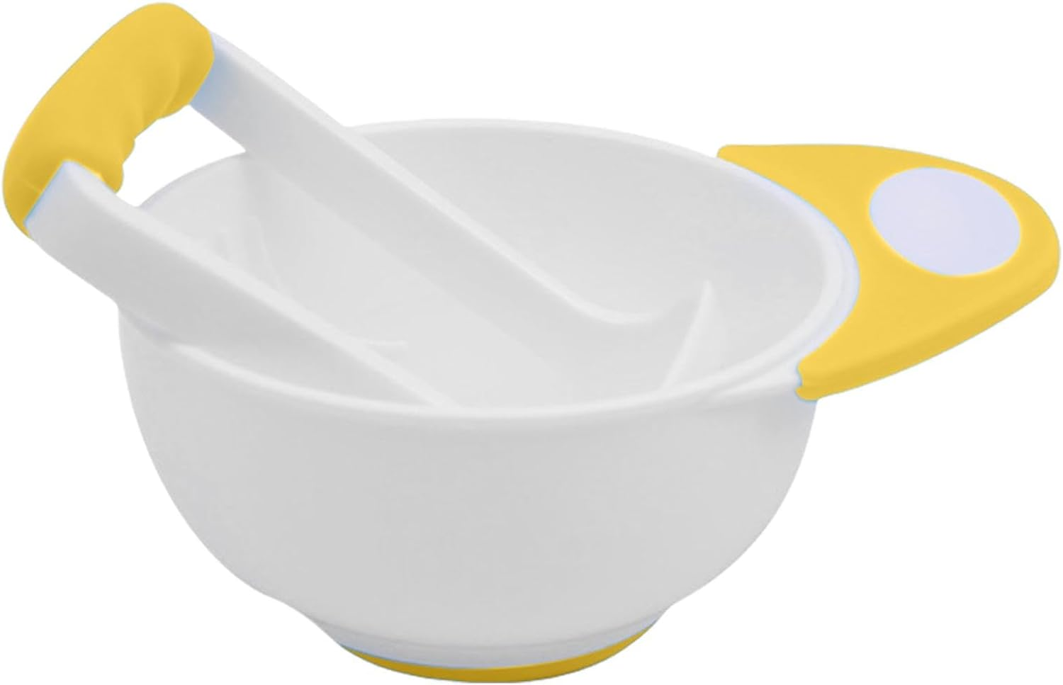 Mashing Bowl Baby | Baby Food Processor Maker with Long Handle | Non Slip Baby Food Masher and Bowl Set | Fruit Vegetable Mash Weaning Bowl Baby Food Blenders for Food Presses