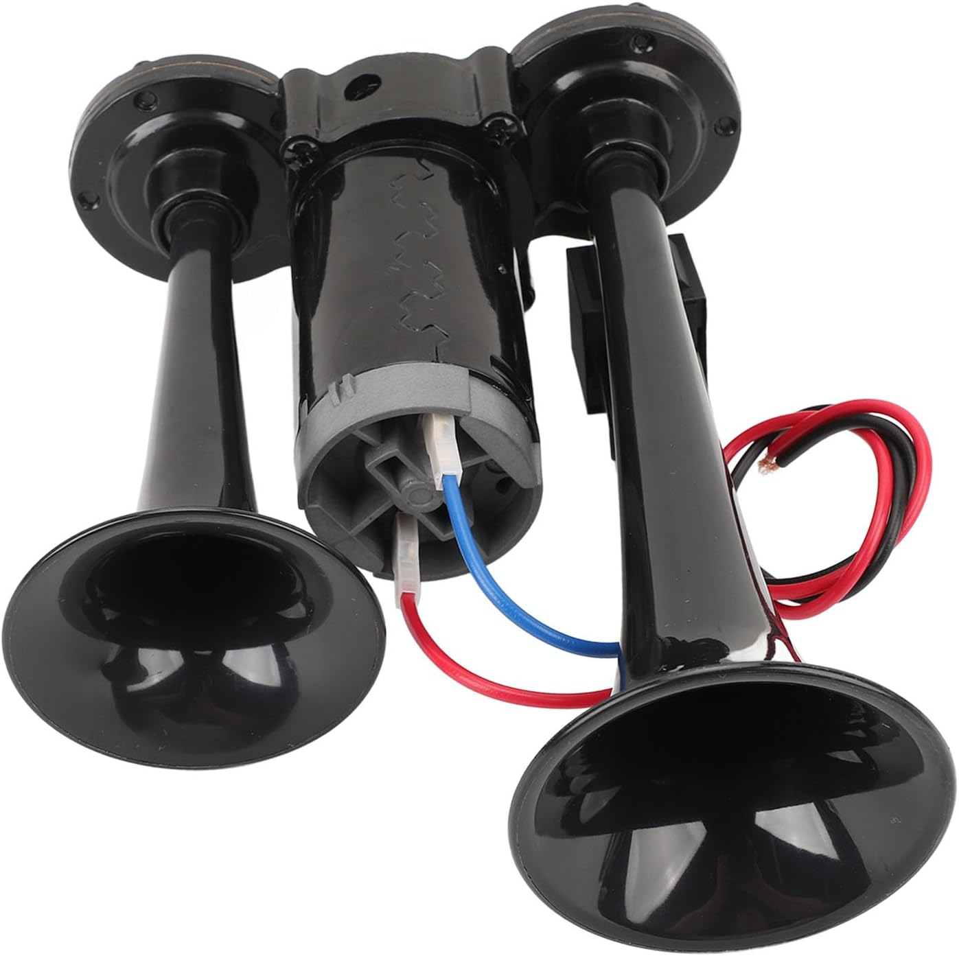 Super Loud Air Horn, DC24V 130Db Dual Trumpet Air Horn Kit, 0.08Mpa - 0.13Mpa Air Pressure Car Train Horns for Any 24V Vehicle Trucks Car or SUV, Easy Installation image number 3