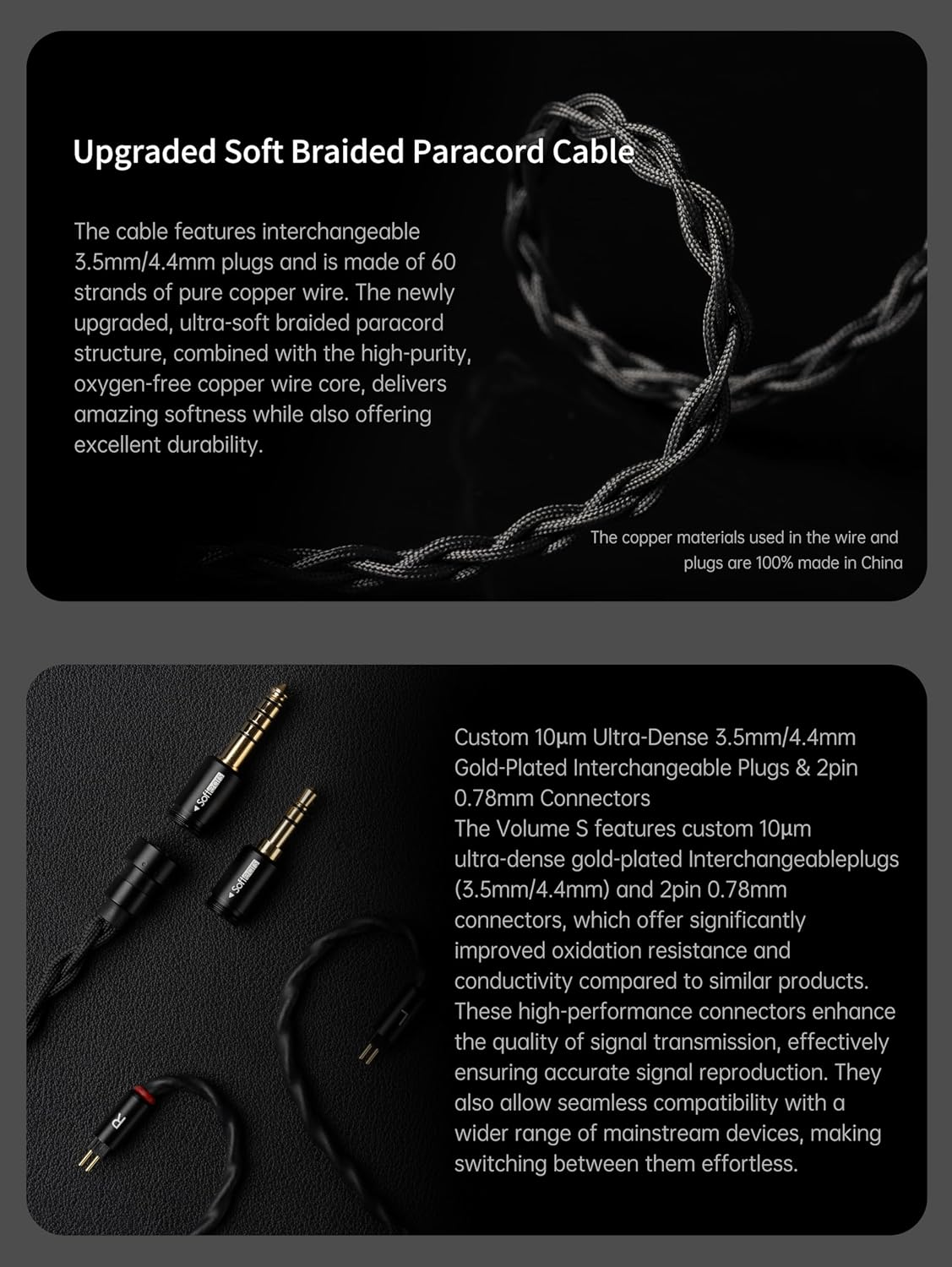 Softears Volume S Hifi Earphone Two Tuning Modes Available In-Ear Monitor Earbuds with 0.78 2Pin Cable image number 5