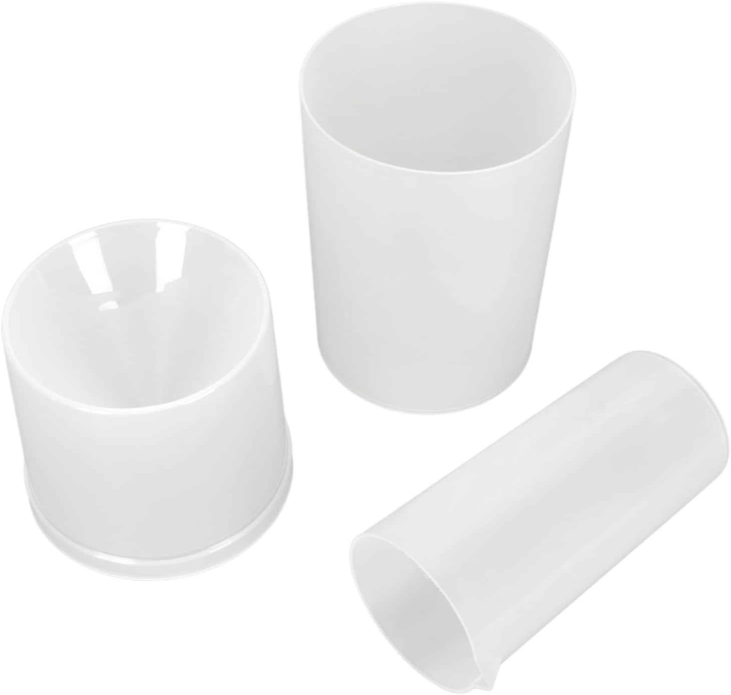 TOPINCN Professional Accurate Scale Measurement Transparent Plastic Rain Gauge Cylinder for Science Teaching 400Ml Use in Classroom or Extracurricular Field