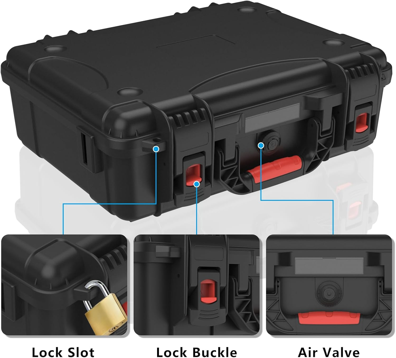Starlink Mini Case, Waterproof Hard Case Fits Starlink Mini Dish, Portable Travel Case with Precision Cut Foam for Starlink Mini Accessories, IP67 Waterproof, Ideal for Travel and Camping