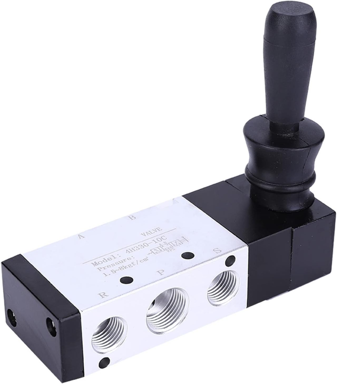 Hyuduo Hand Lever Valve - High Sealingness 5 Port 3 Position Manual Valve for Pneumatic Actuator Components - Excellent (4H330-10) image number 1
