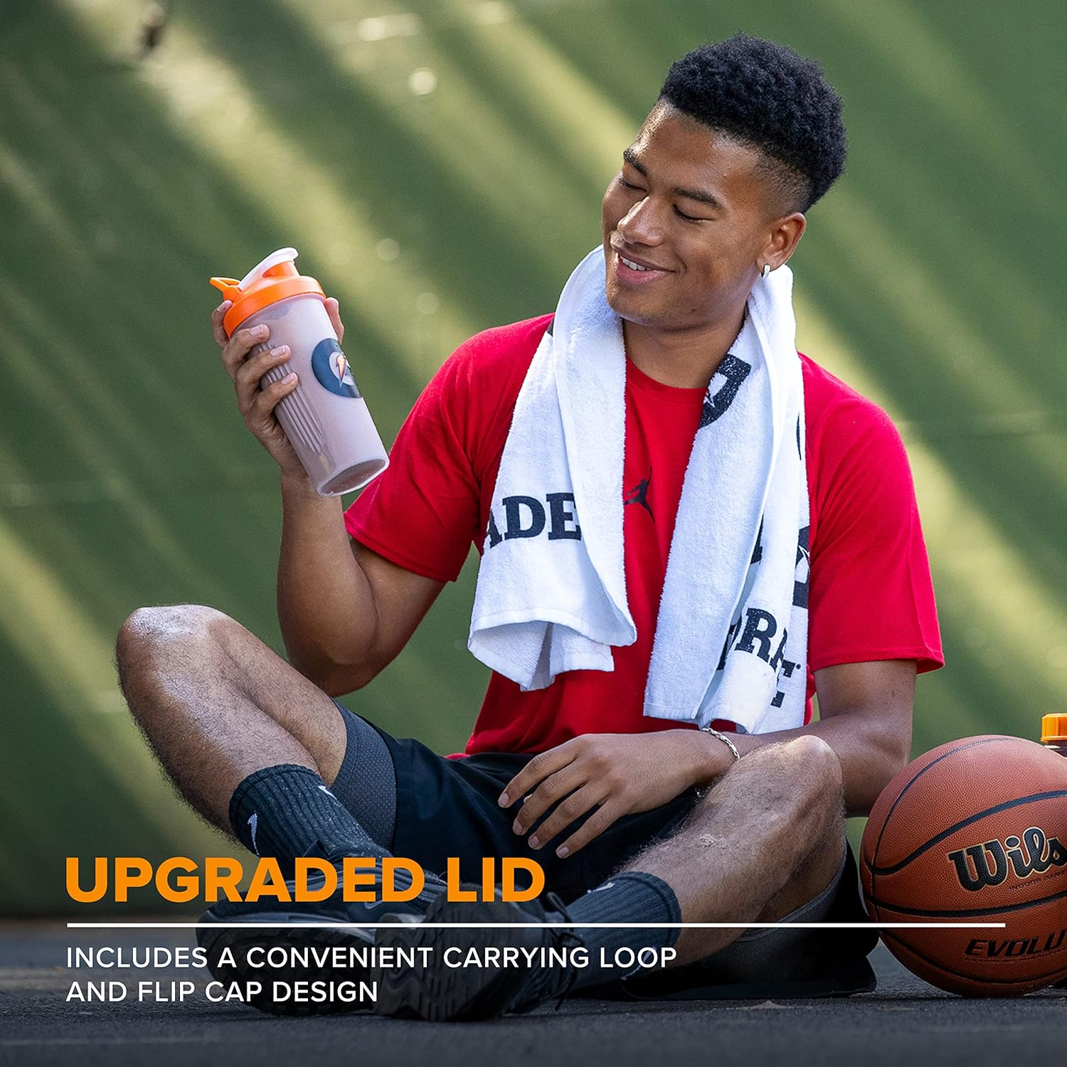 Gatorade Blenderbottle Shaker Bottle, BPA Free, Great for Pre Workout and Protein Shakes image number 5