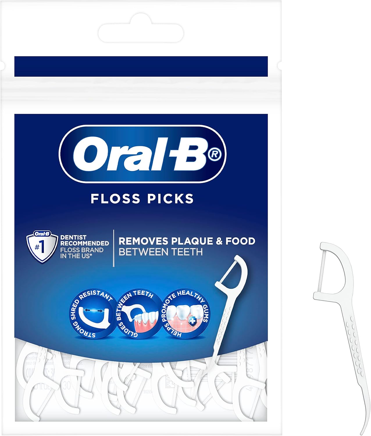 Oral-B Floss Picks 30Ct image number 6