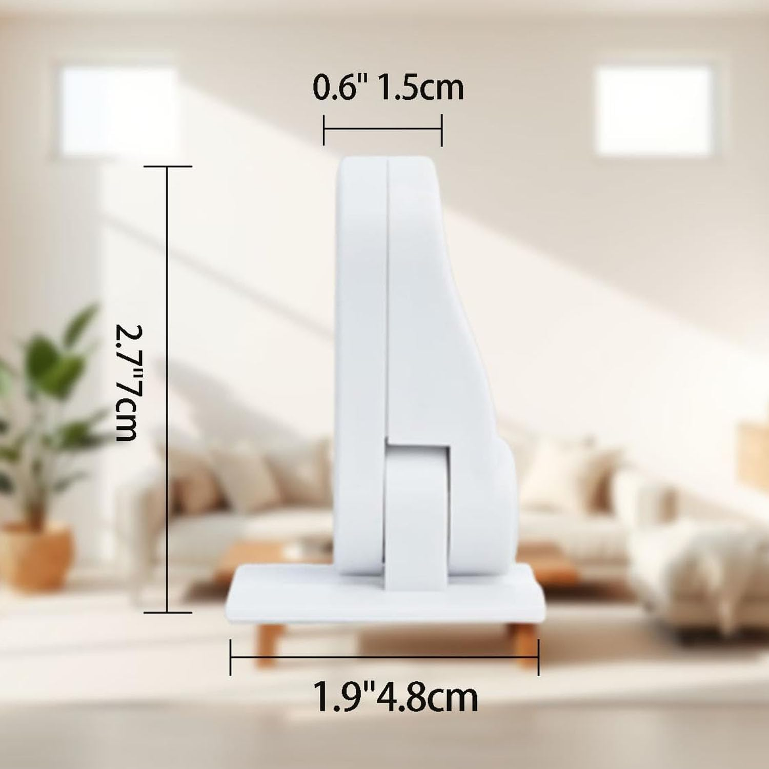 Shengsenfu Childproof Door Lever Lock, Baby Safety Door Handle Lock, Easy to Install and Use 3M Adhesive No Tools Need or Drill, Child Safety Locks for Doors, Baby Proof Door Handle Lever, Lever Locks image number 4