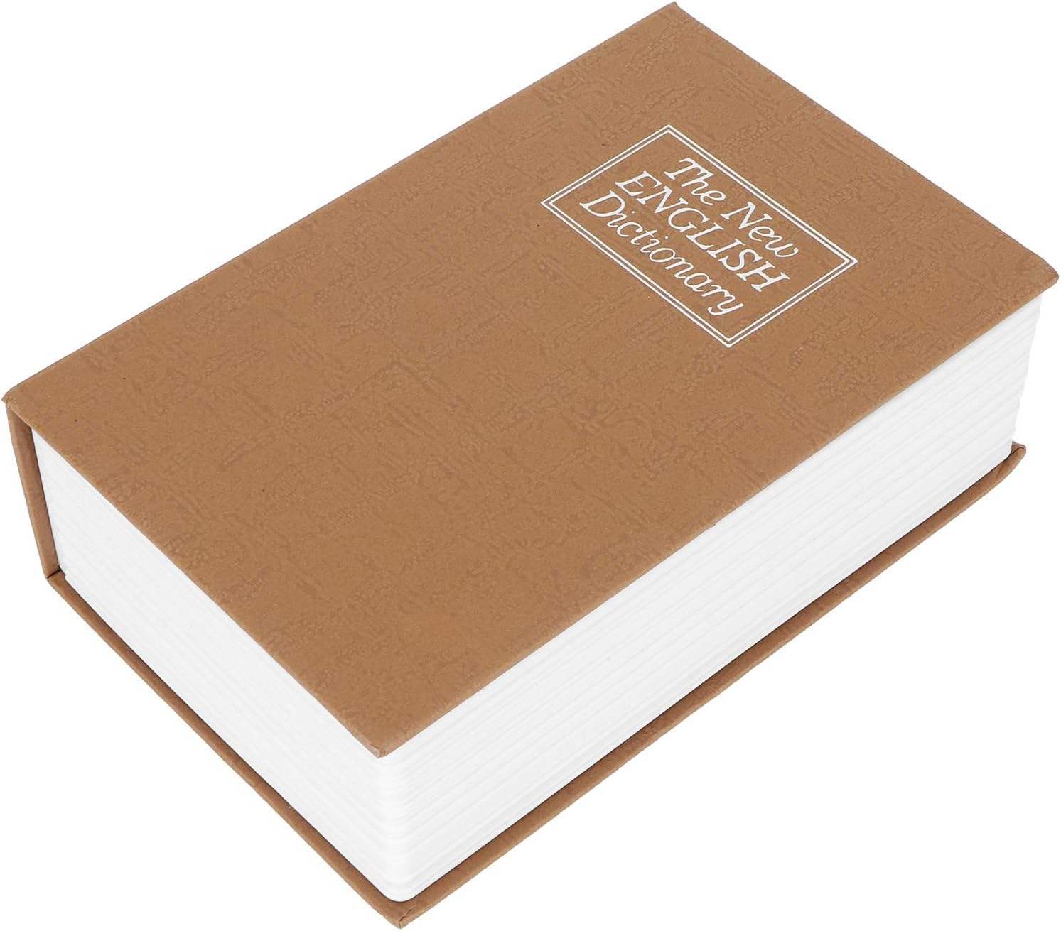 Book Safe with Combination Lock, Money Hiding Box Faux Dictionary Diversion Storage Container Security for Home Office Bookshelf Jewelry Cash Concealment Furniture Hollow Case Hidden Compartment Gift image number 5