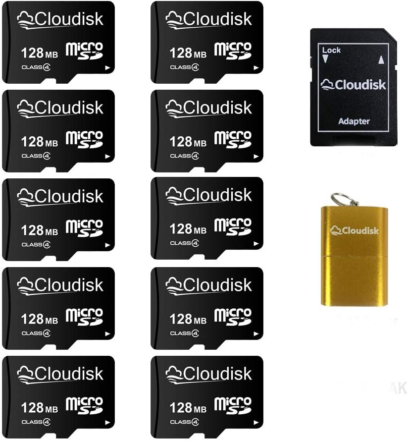 5Pack 1GB Micro SD Card 1 GB Microsd Memory Card Class4,Bulk Sale