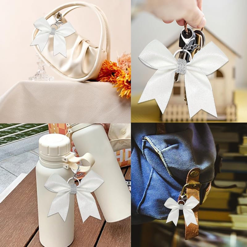 Glitter Cheer Bow Keychain for Cheer Bag Backpack Charm Cheerleading for Cheer Gifts for Girls Women Cheer Stuff image number 6