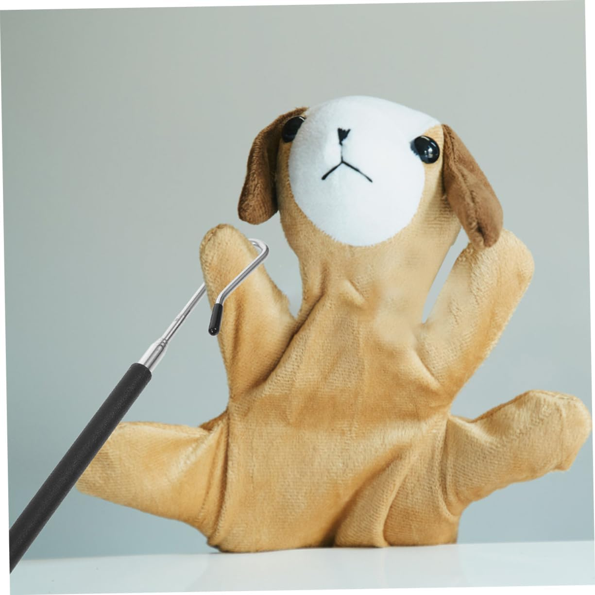 Totority Enhance Your Puppet Shows 4 Pack Metal Puppet Rods Plastic Sleeves Plush Puppet Control Sticks Half Body Puppet Rods Puppet Arm Handles 55Cm image number 2