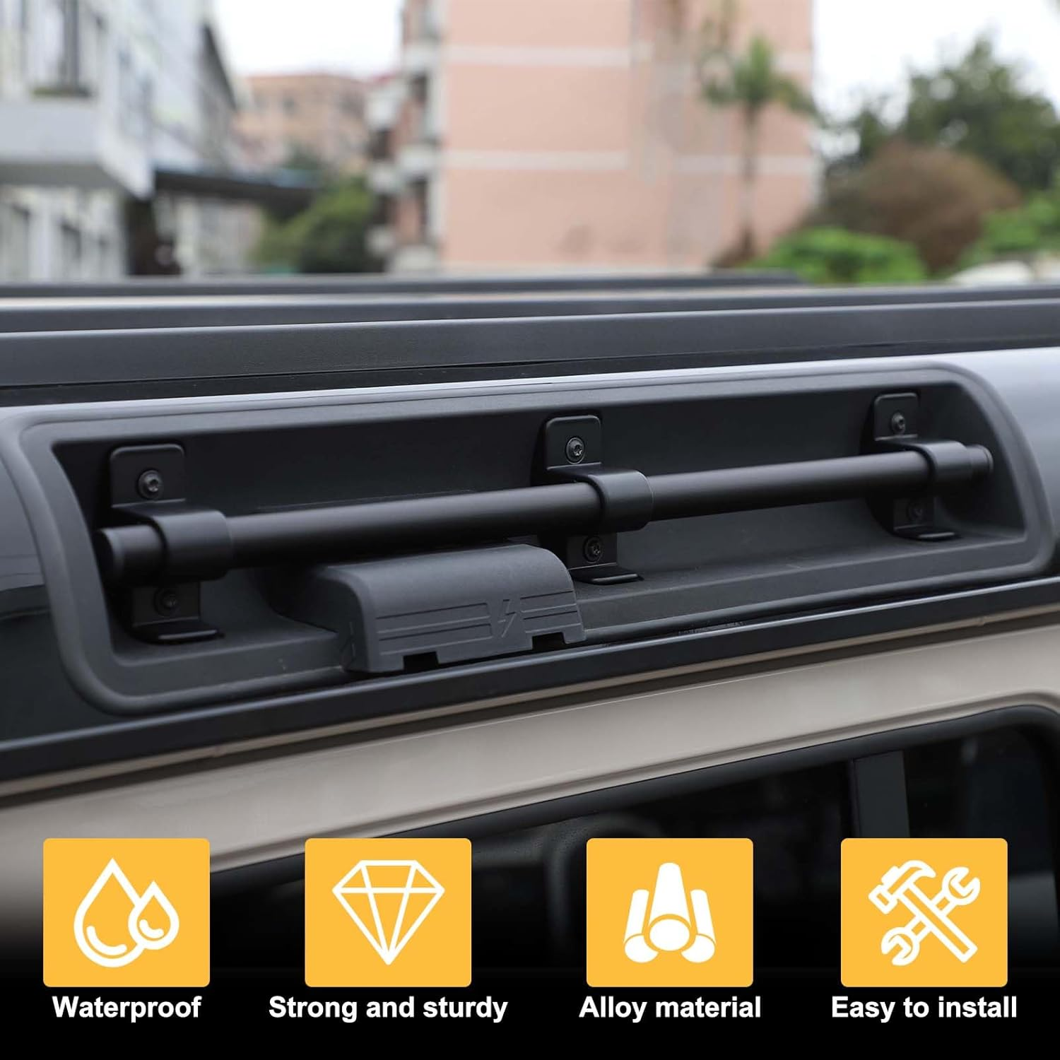 Roof Rack Cross Bars Compatible with INEOS Grenadier 2020-2025 Accessories | Aluminium Alloy Roof Rail Cargo Carrier System | 4PC Set image number 5