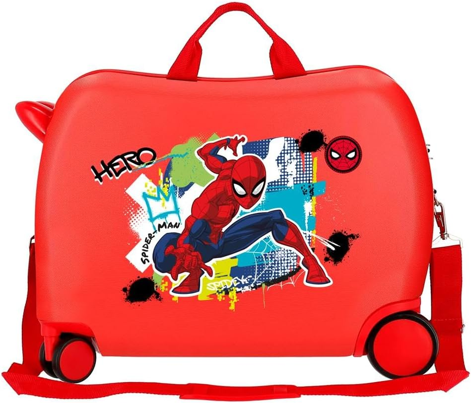Joumma Marvel Spiderman Urban Children'S Suitcase Red 50 X 38 X 20 Cm Hard ABS Combination Lock Side 38L 1.8 Kg 2 Wheels Hand Luggage, Red, Children'S Suitcase, Red, Children'S Suitcase image number 2