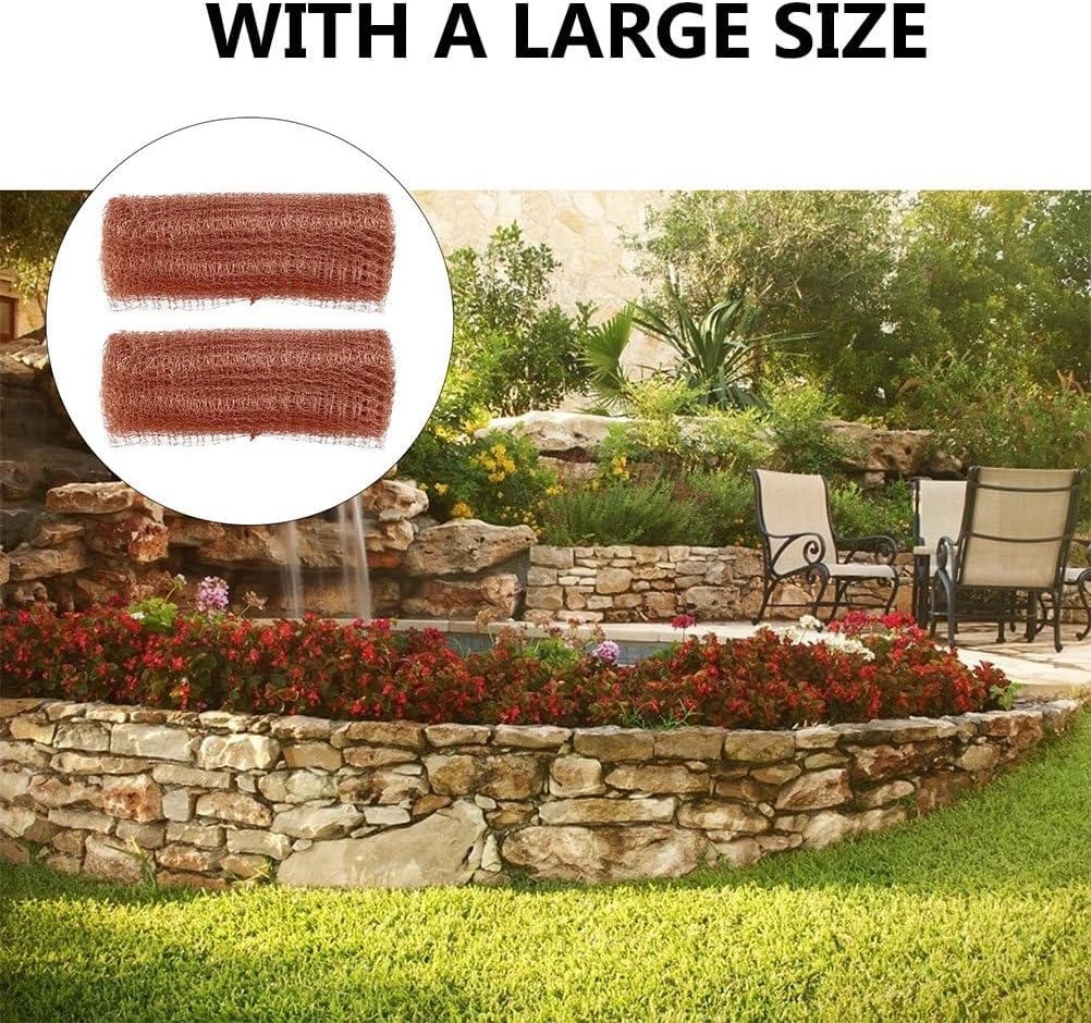 1 Roll 127M Copper Weep Hole Cover - Rodent Wire Mesh Roll for Mice and Rat Control, Hole Blocker and Filler, Ideal for Prevention image number 4