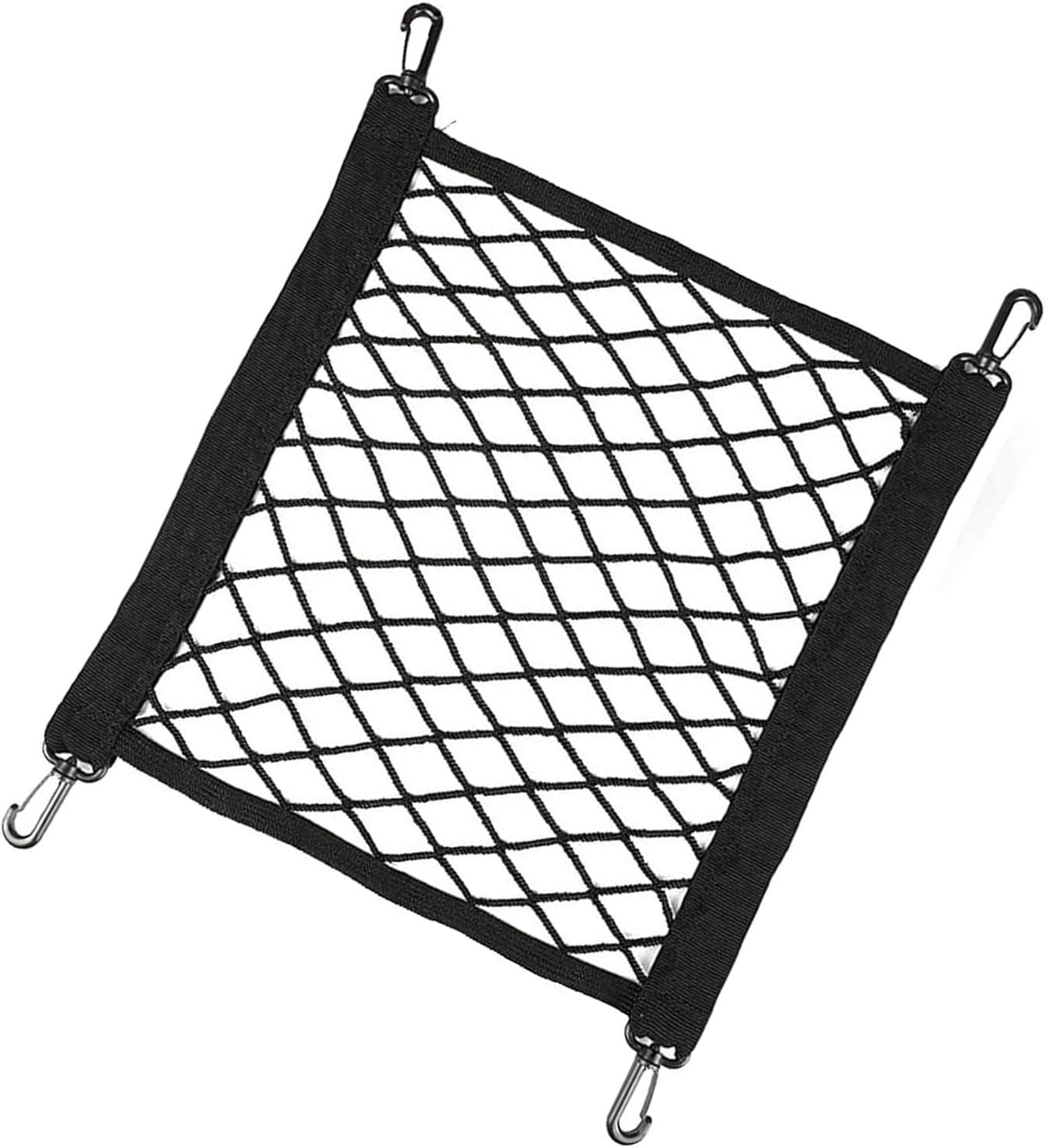 Helmet Net for Motorcycle - Cargo Nets for Motorcycle Luggage Bike Basket - Adjustable Bicycles Luggage Storage Tie down Mesh Web for Outdoor Transport Travel Riding Cycling image number 2