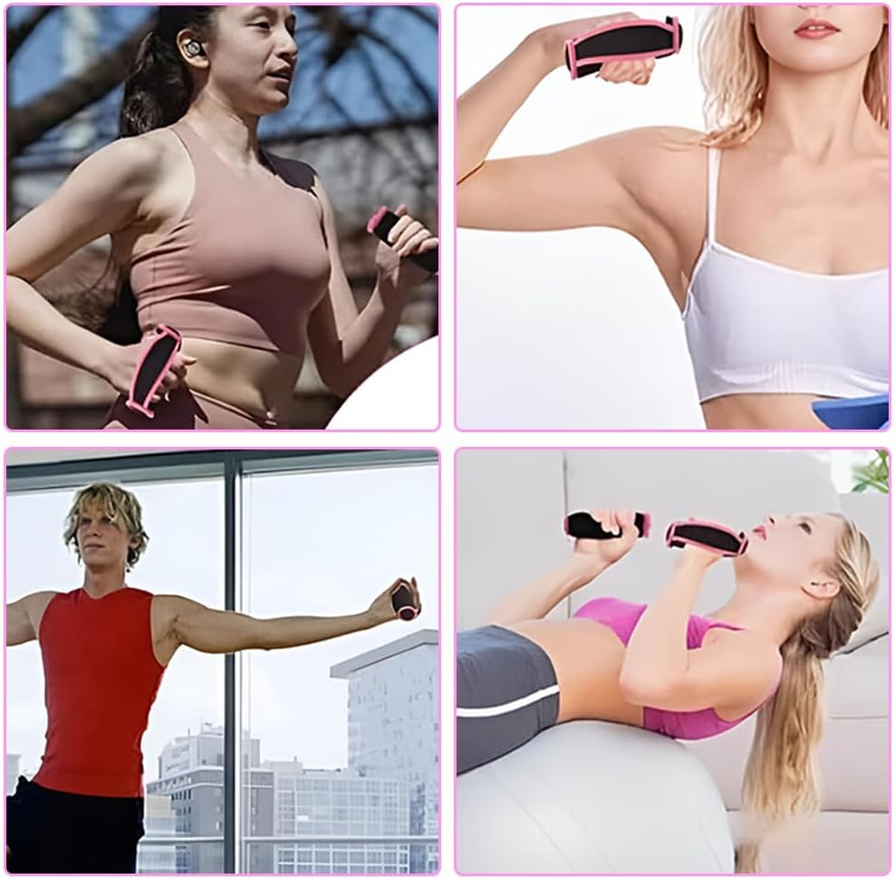 2Pcs Soft Dumbbell Hand Weights,Sandbag Dumbbell,Detachable Walking Weight,Strength Training Equipment,Soft Dumbbell with Hand Strap,For Workout Running, Jogging image number 4