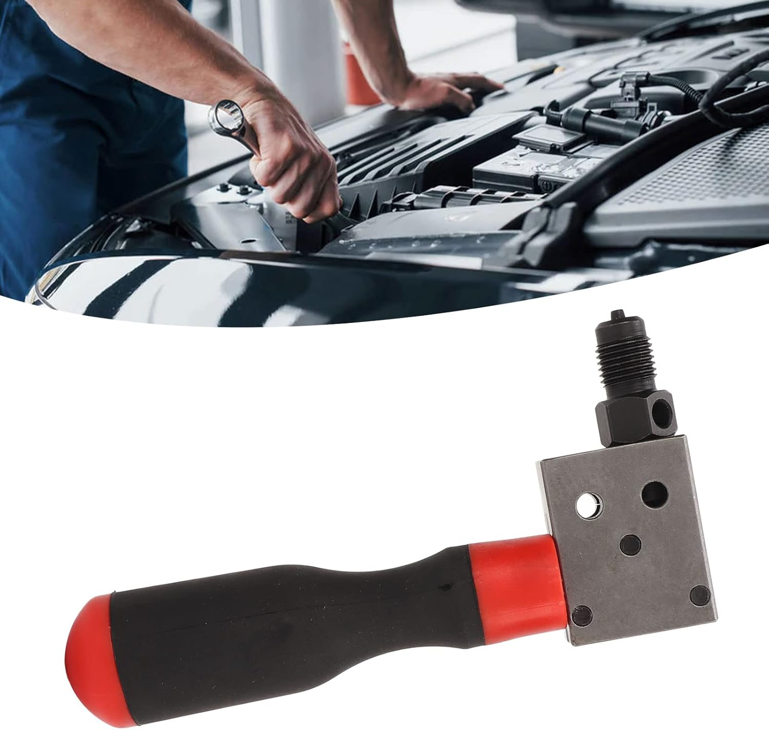 3/16 1/4Inch Brake Line Repair Kit, Inverted Double Flaring Tool, Double & Single Brake Line Flaring Tool Kit with Hard Plastic Case