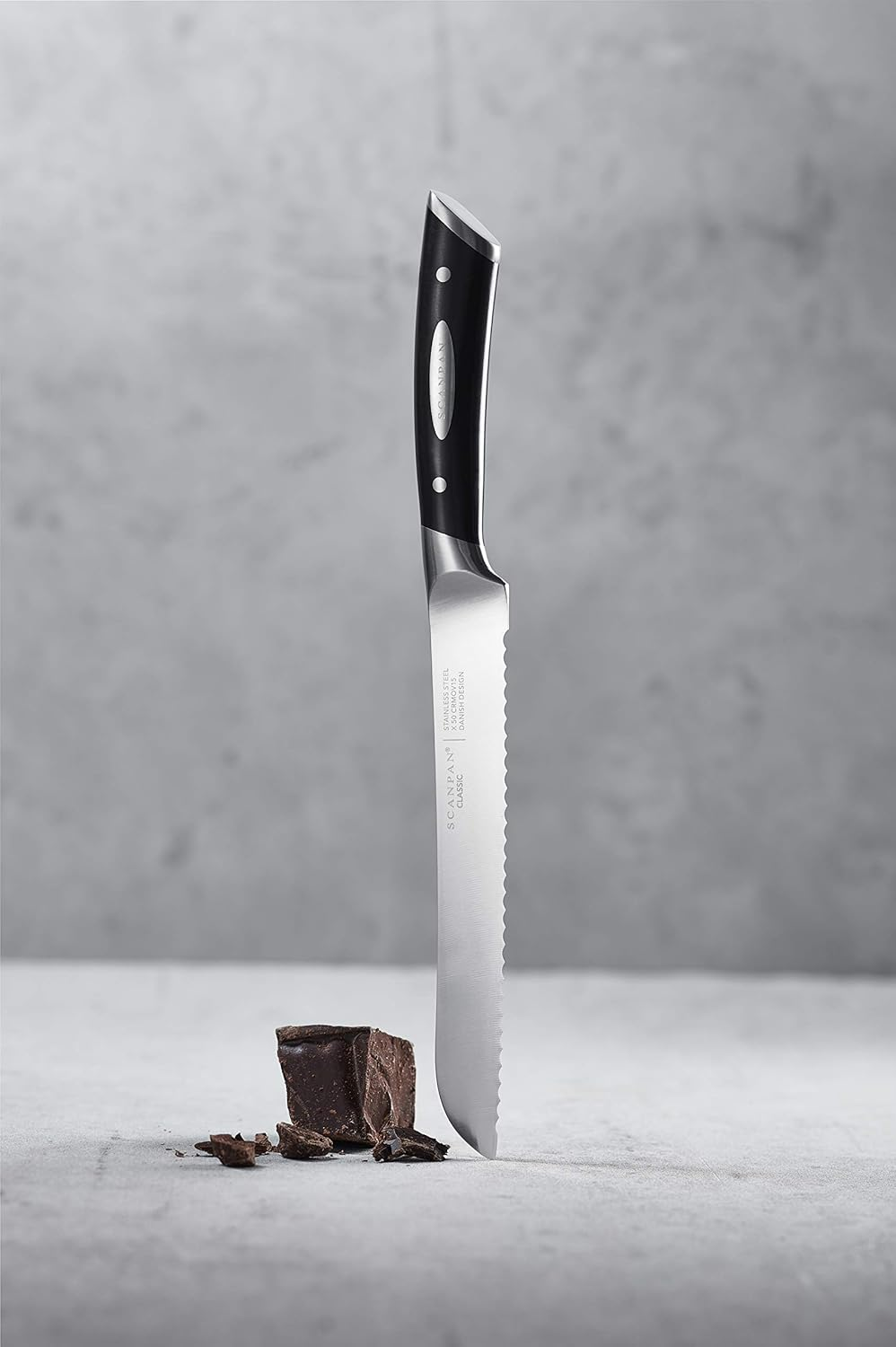 Scanpan Classic Bread Knife, Black, 20 Cm