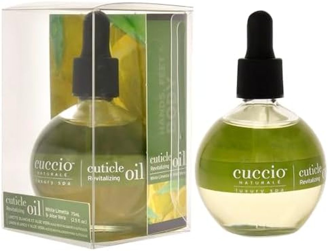 Cuccio Naturale Cuticle Revitalizing Oil - Hydrating Oil for Repaired Cuticles Overnight - for Damaged Skin and Thin Nails - Paraben and Cruelty-Free Formula - White Limetta and Aloe Vera - 75 ML image number 4