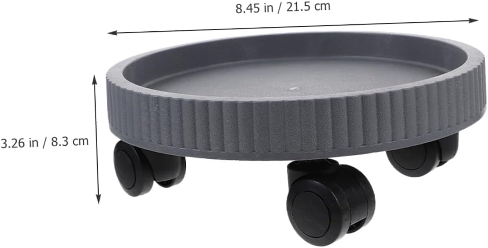 SUPVOX 2Pcs Thickened Mobile Roller Pallet Plastic Gardening Pot Tray Flowerpot Holder Wheels for Indoor Plants Plant Stand image number 5