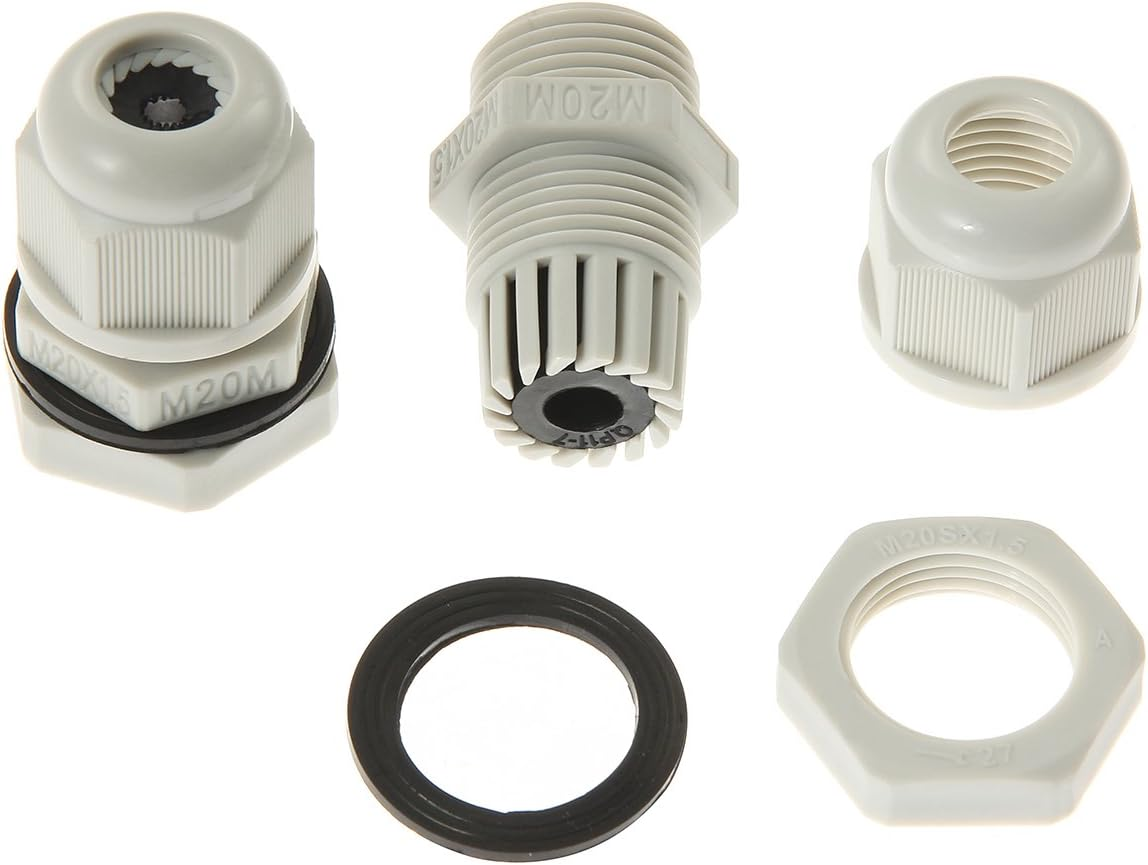 Waterproof ABS Double Cable Entry Gland for Solar Panels,Motorhomes,Caravans,Boats- for All Cable Types 6Mm&sup2; to 12Mm&sup2;