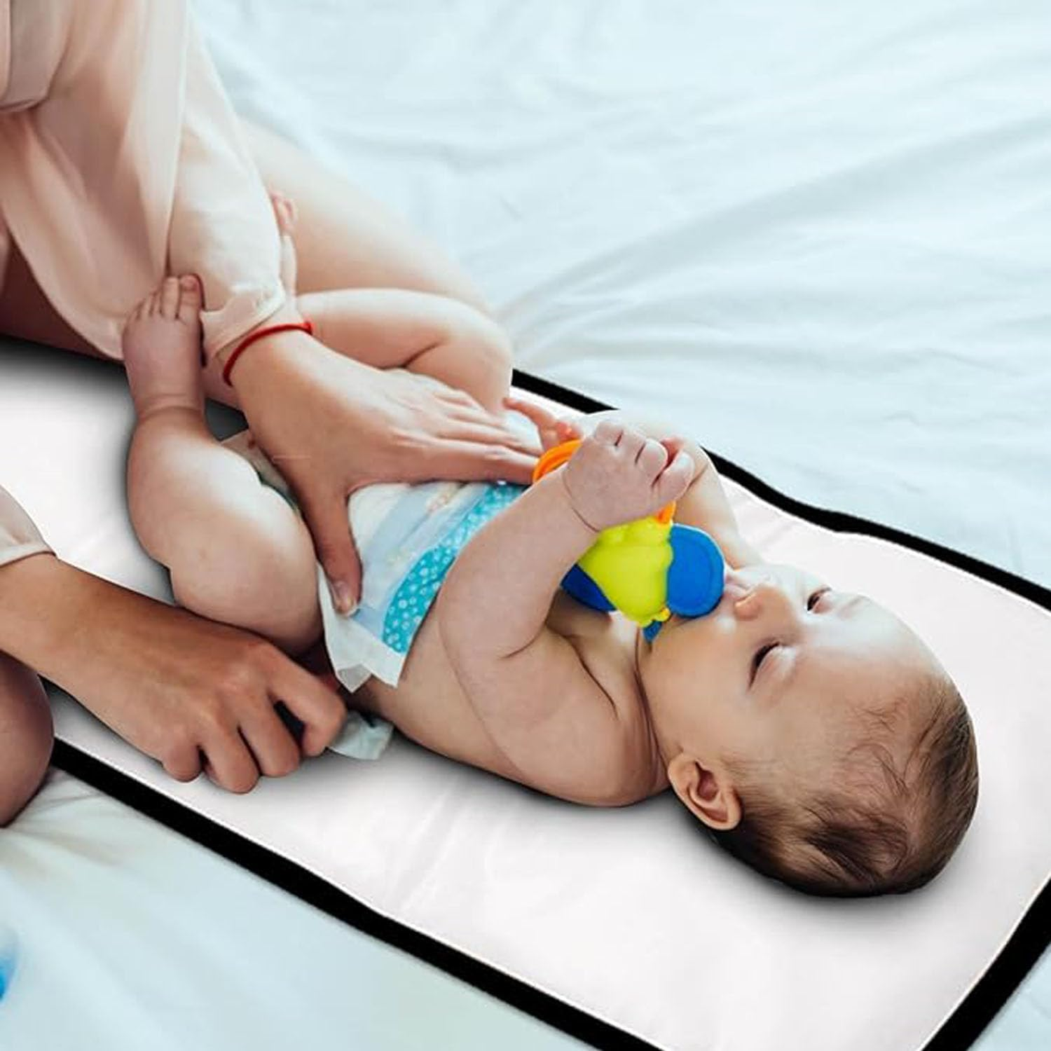 Mtxorvix Nappy Changing Mat,Portable Change Mat, Portable Baby Change Mat, Foldable Waterproof Changing Pad Travel Change Mat, Mat for Home Travel outside (Grey) image number 6