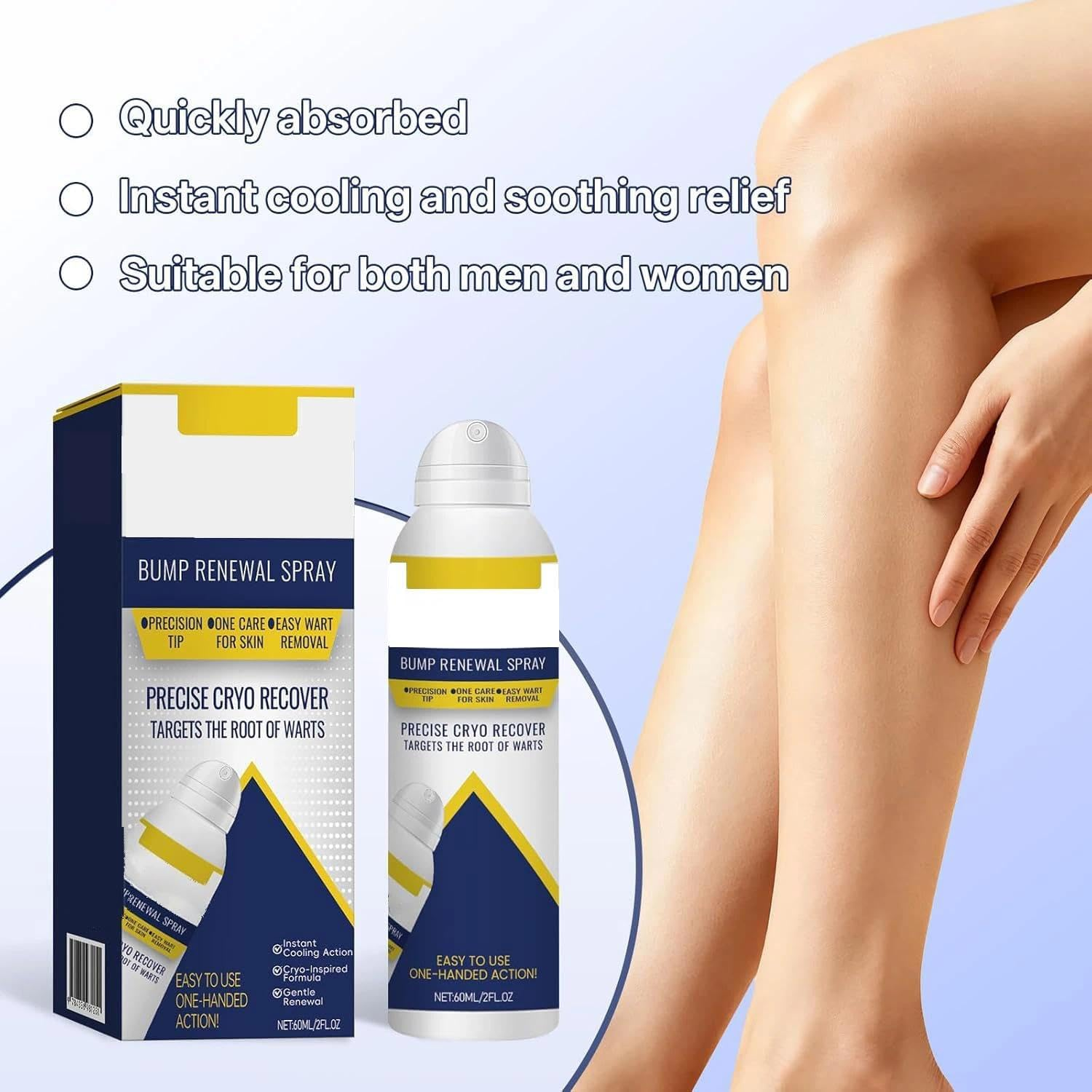 Chill Erase Bump Renewal Spray, Reduces Skin Imperfections, Non-Sticky & Fast Absorbing, Soothing & Cooling Formula, Suitable for All Skin Types(1) image number 6