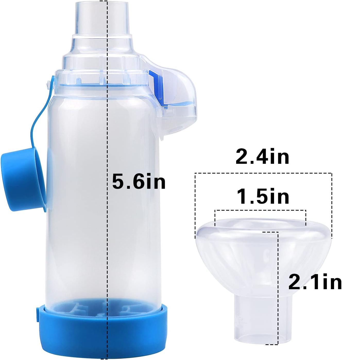 Xunboo Chamber for Pets Inhaler Spacer for Cat or Dog Handheld Spacer with Exclusive Breathing Indicator (For Cats) image number 1