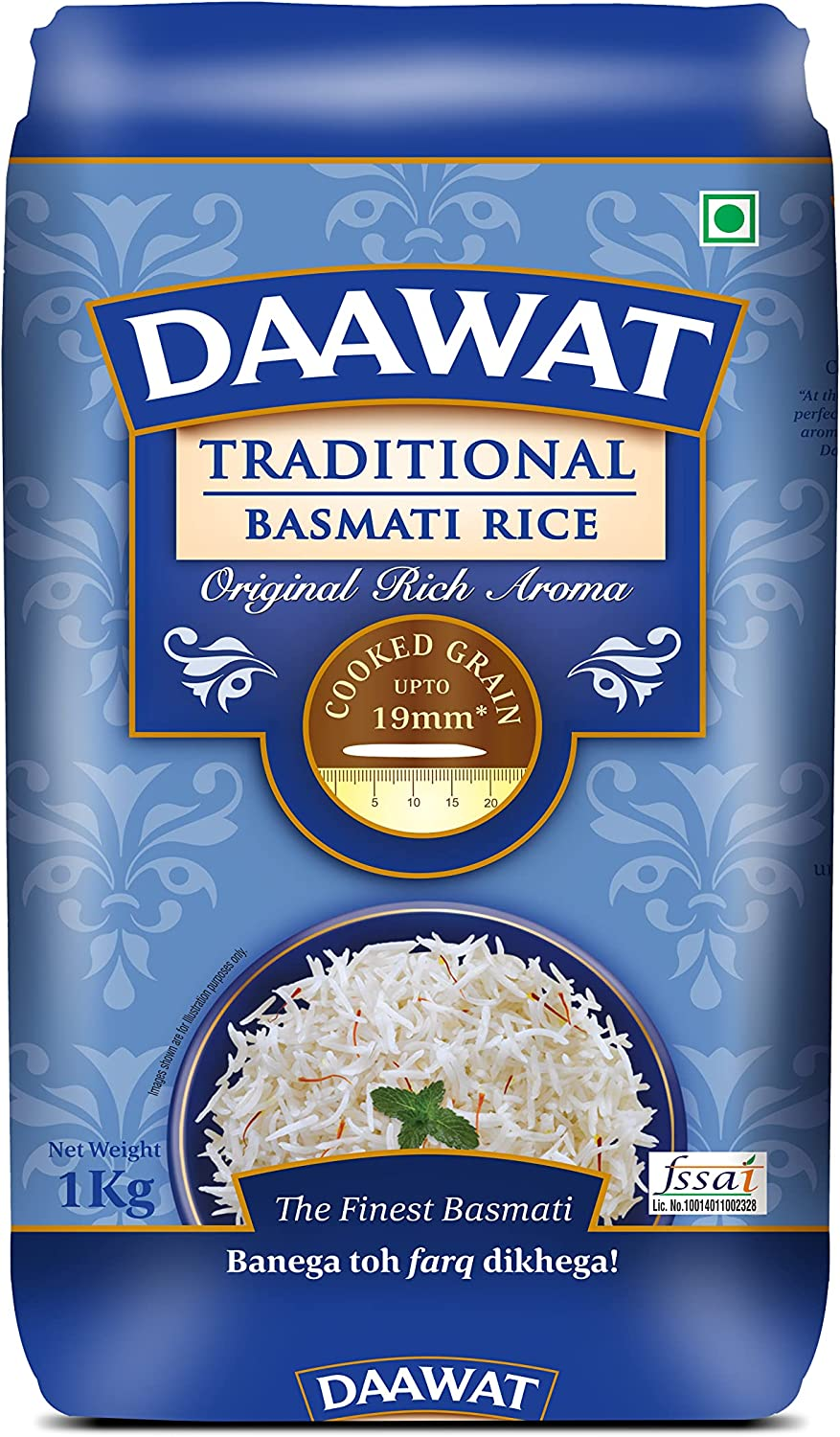 Daawat Select Traditional Basmati Rice, 1 Kg (A1B318) image number 1