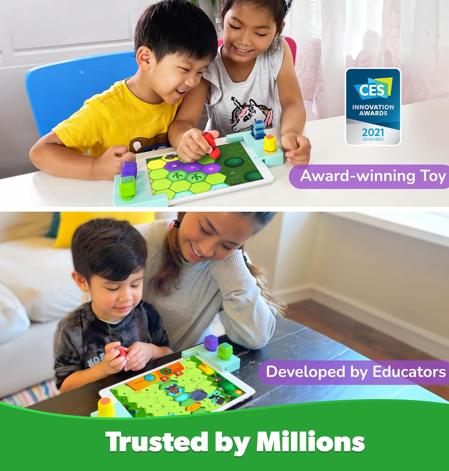 Tacto Coding by Playshifu - Story-Based Visual Coding | Logic & Coding Games for Kids | STEM Gifts for Boys and Girls Age 4-10 | Works with Ipads, Samsung Tabs, Kindle Fire (Tablet Not Included) image number 4