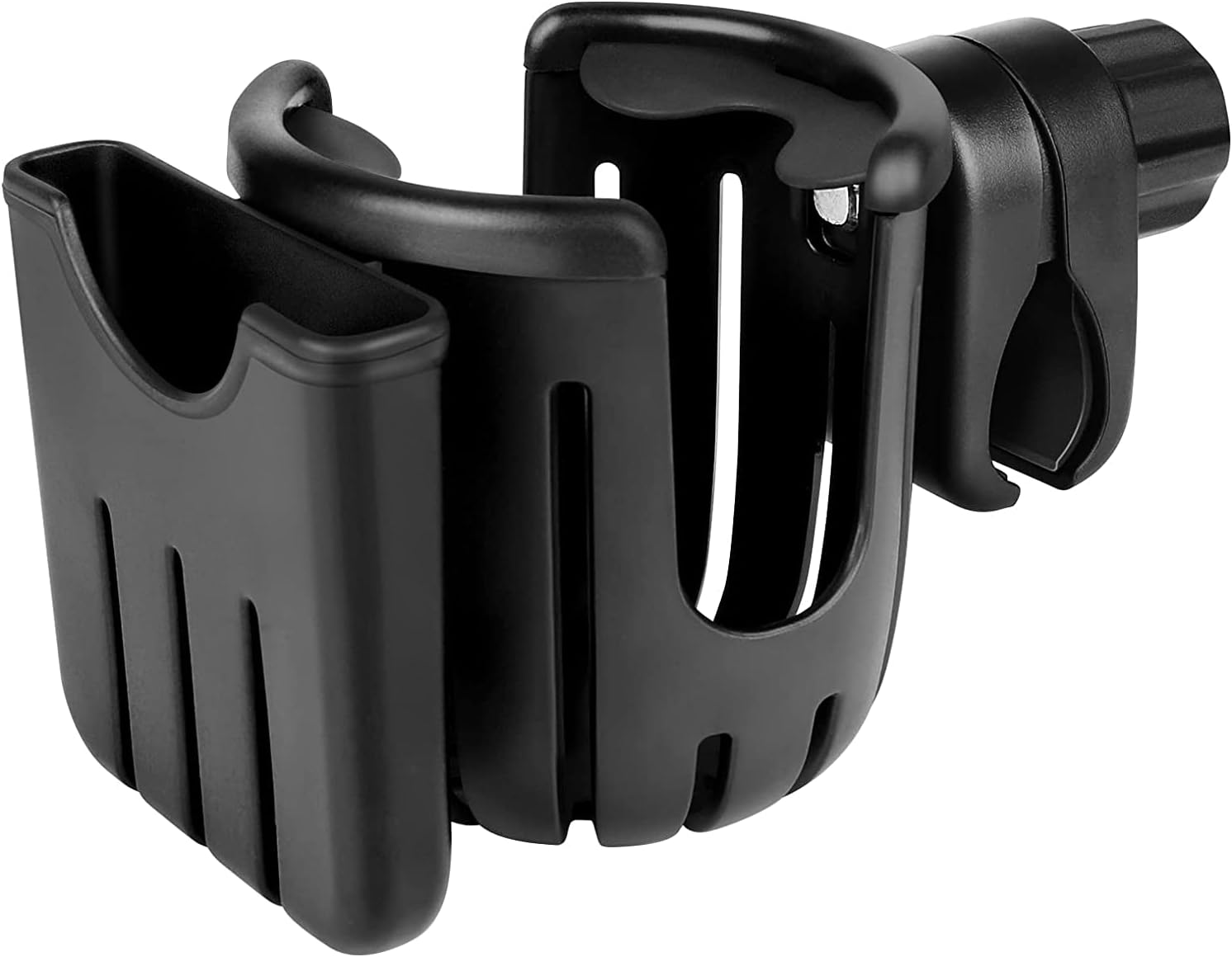 Guiseapue Stroller Cup Holder with Phone Holder, Universal Bottle Holder for Wheelchair, Walker, Bike, Scooter, Stroller Accessories for Uppababy, Nuna, Bugaboo, Doona, Gifts for Women, Mom, Men image number 3