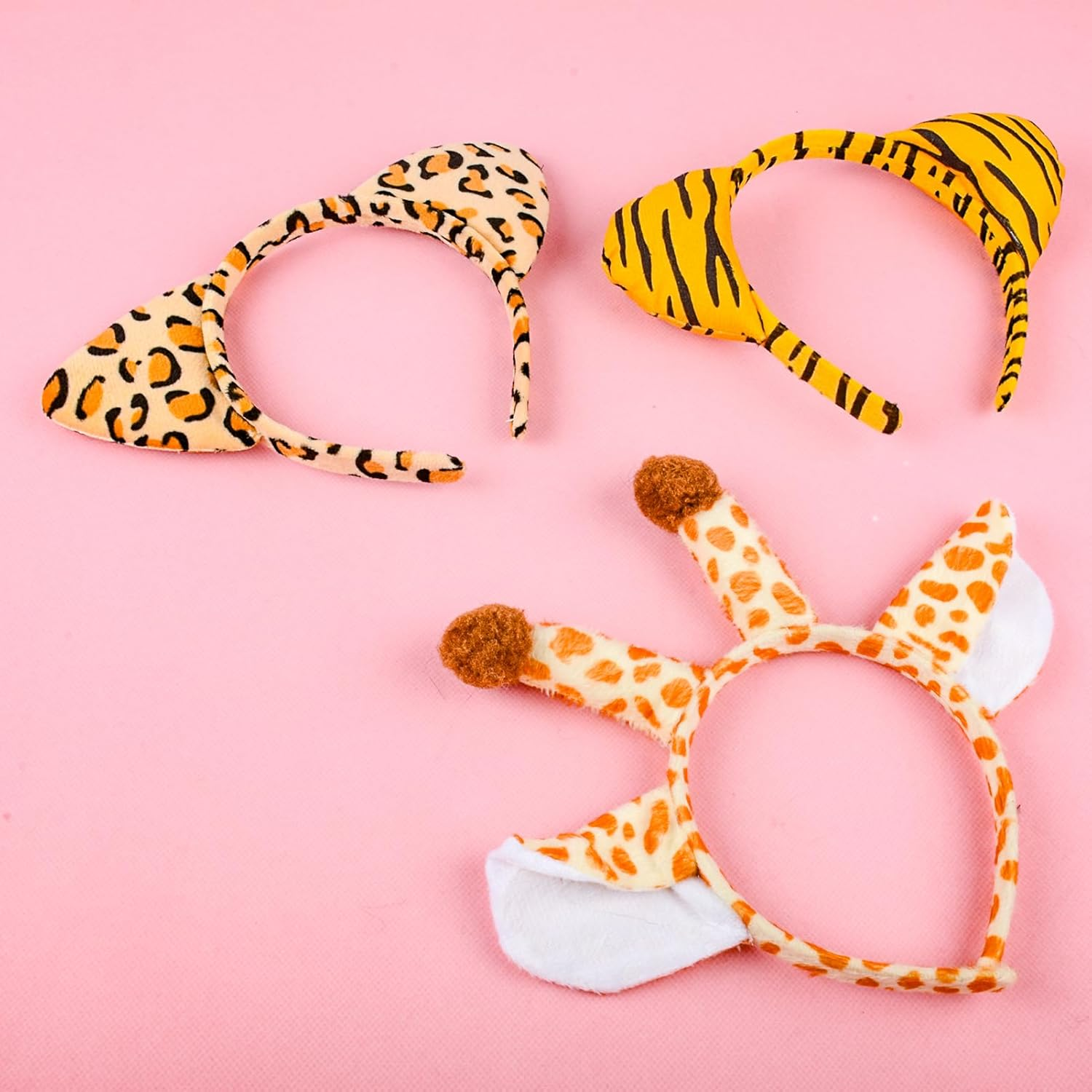 10 Pcs Zoo Animal Ear Costume Ear Hair Hoop,Costume Headwear image number 1