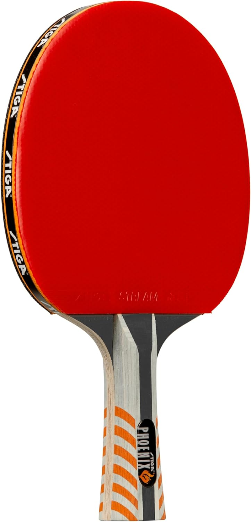 STIGA Phoenix Ping Pong Paddle - 5-Ply Ultra-Light Blade - 2Mm Tournament-Approved Sponge - Flared Handle for Enhanced Control - Competitive Table Tennis Racket for Family Fun image number 3