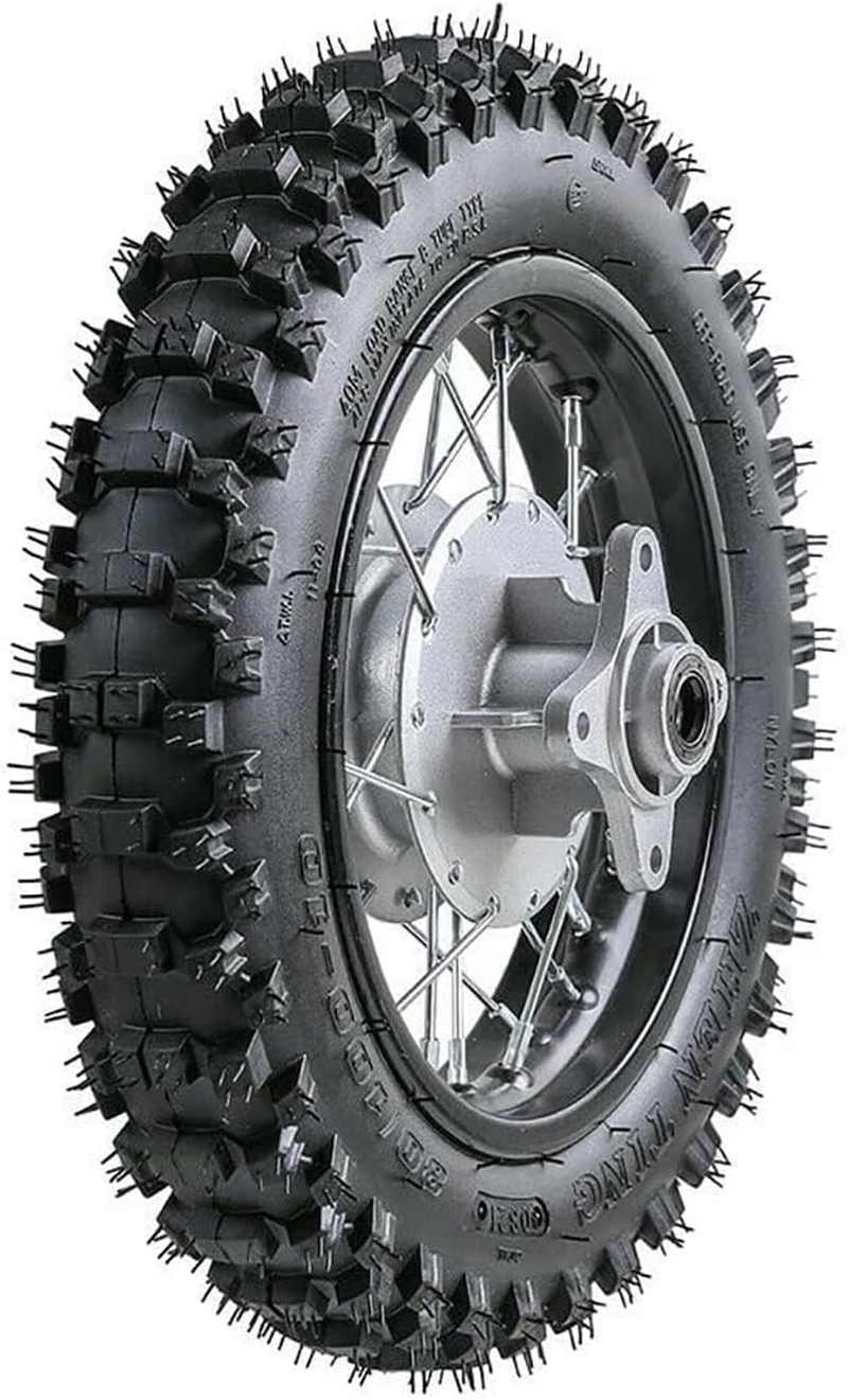 10" Rear Wheel 3.00-10 80/100-10 Dirt Bike Tire and Inner Tube and 1.6X10 Rim Drum Brake + 420 37T Sprocket for CRF50 XR50 Pit Bike 50Cc 70Cc 90Cc 110Cc 125Cc Motocross off Road image number 2
