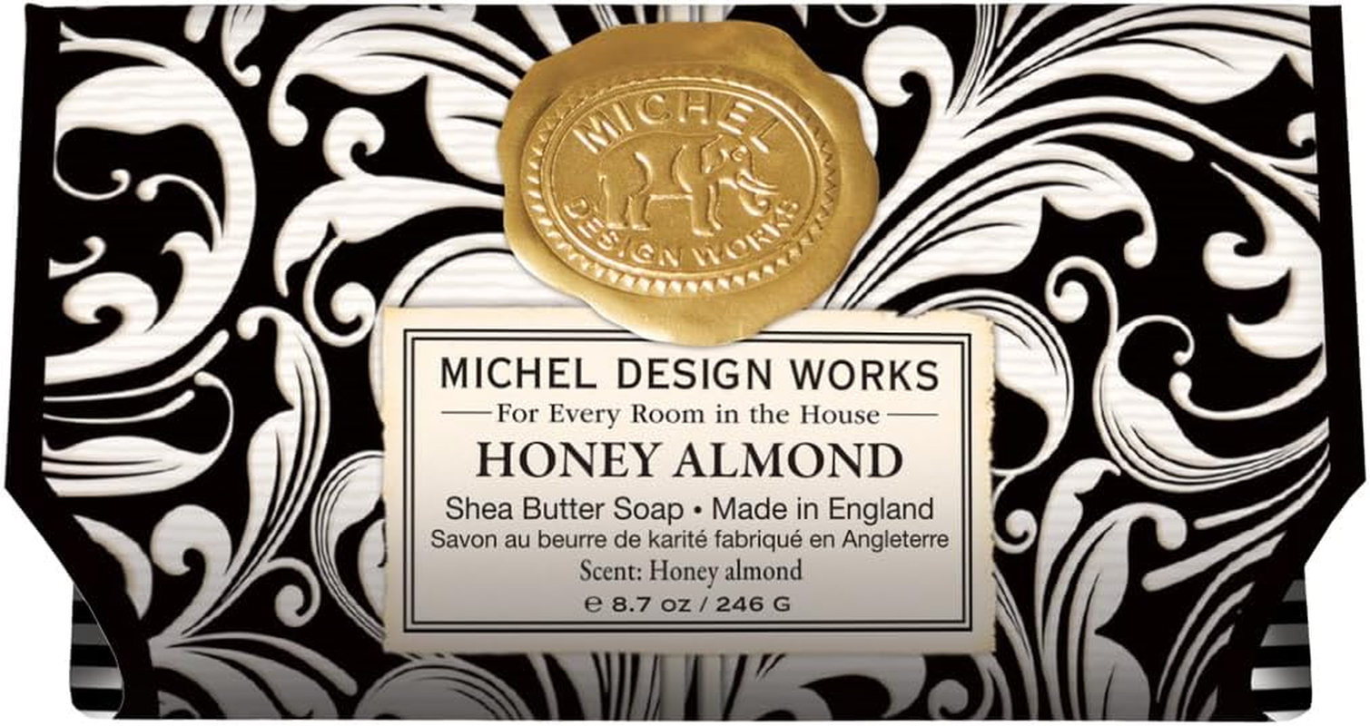 Michel Design Works 9-Ounce Bath Soap Bar, Honey Almond, Large image number 2