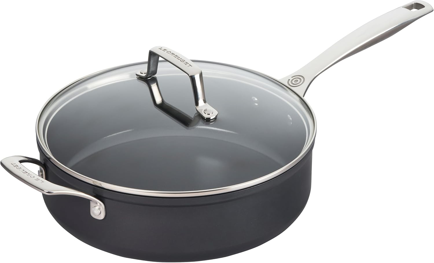 Le Creuset Essential Nonstick Ceramic 26Cm Saut&eacute; Pan with Glass Lid, image number 3
