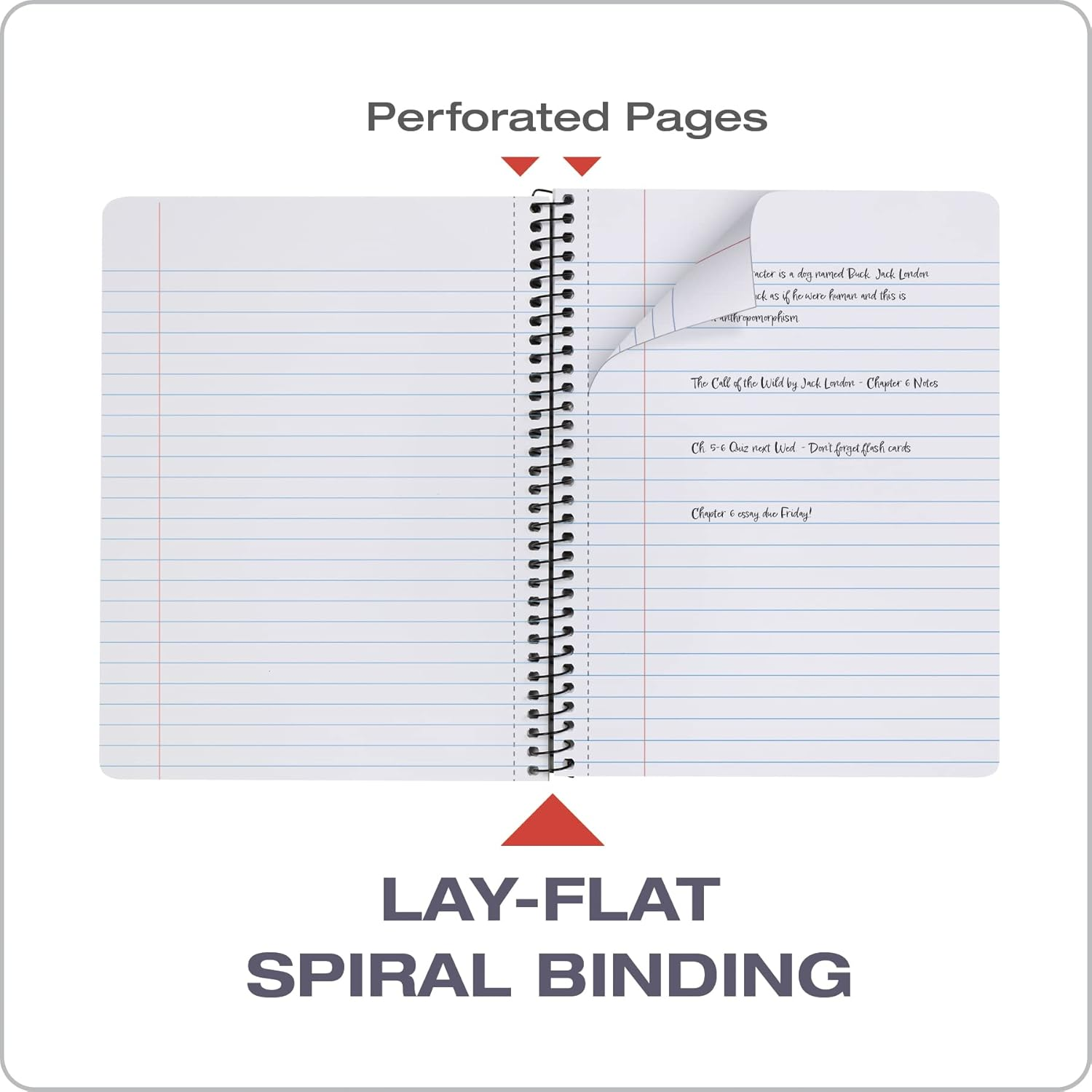 Oxford Spiral Composition Notebooks, 4 Pack, Wide Ruled Paper, 9-3/4 X 7-1/2 Inches, 80 Sheets, Black Marble Cover (64950) image number 1