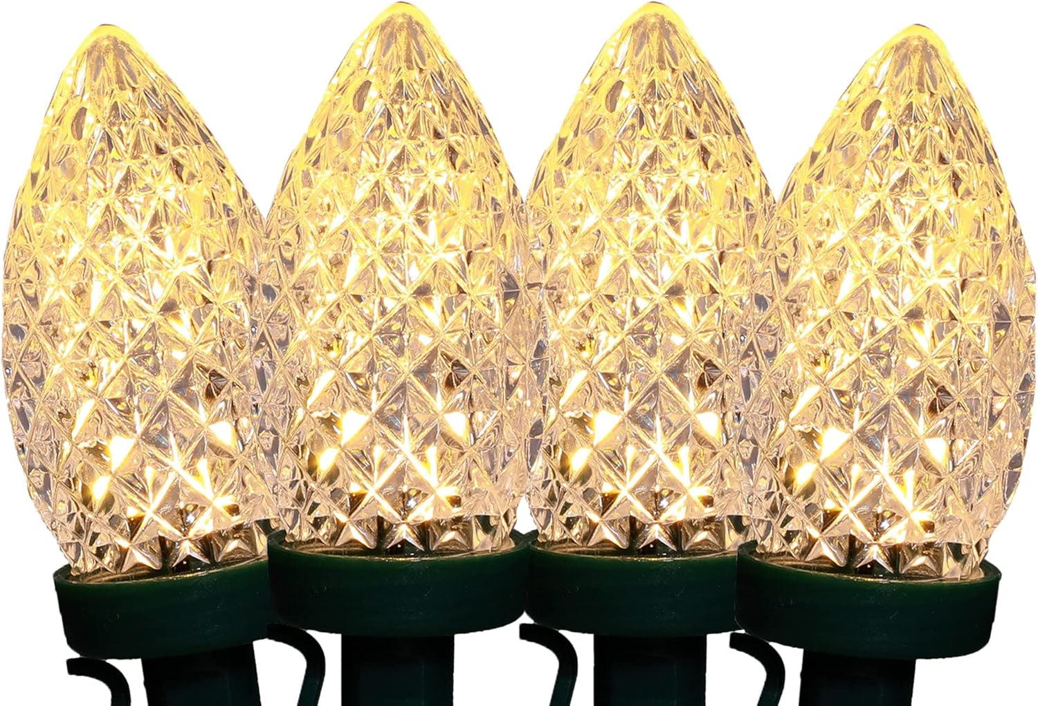 Lexi Lighting 50 Leds Large Pinecone Connectable Fairy Lights String, Candy, 9.8M Light Chain with 8 Functions Mode, Memory Hold, Classic Style for Traditional Xmas D&eacute;cor