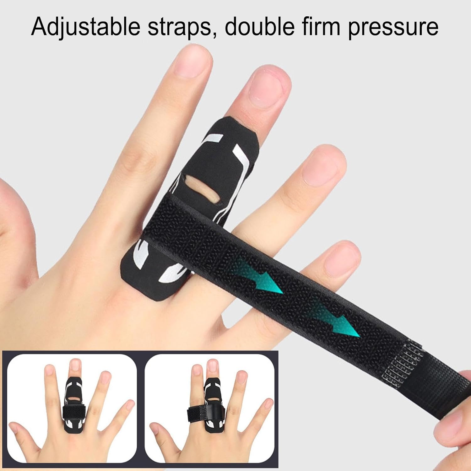 2Pcs Joint Finger Covers, Joint Protection Sleeves and Splints - Basketball Sports Pad Bandage Finger Stabilizer Support, Reusable for Basketball, Tennis, Baseball, Volleyball,Cricket,Rugby image number 6