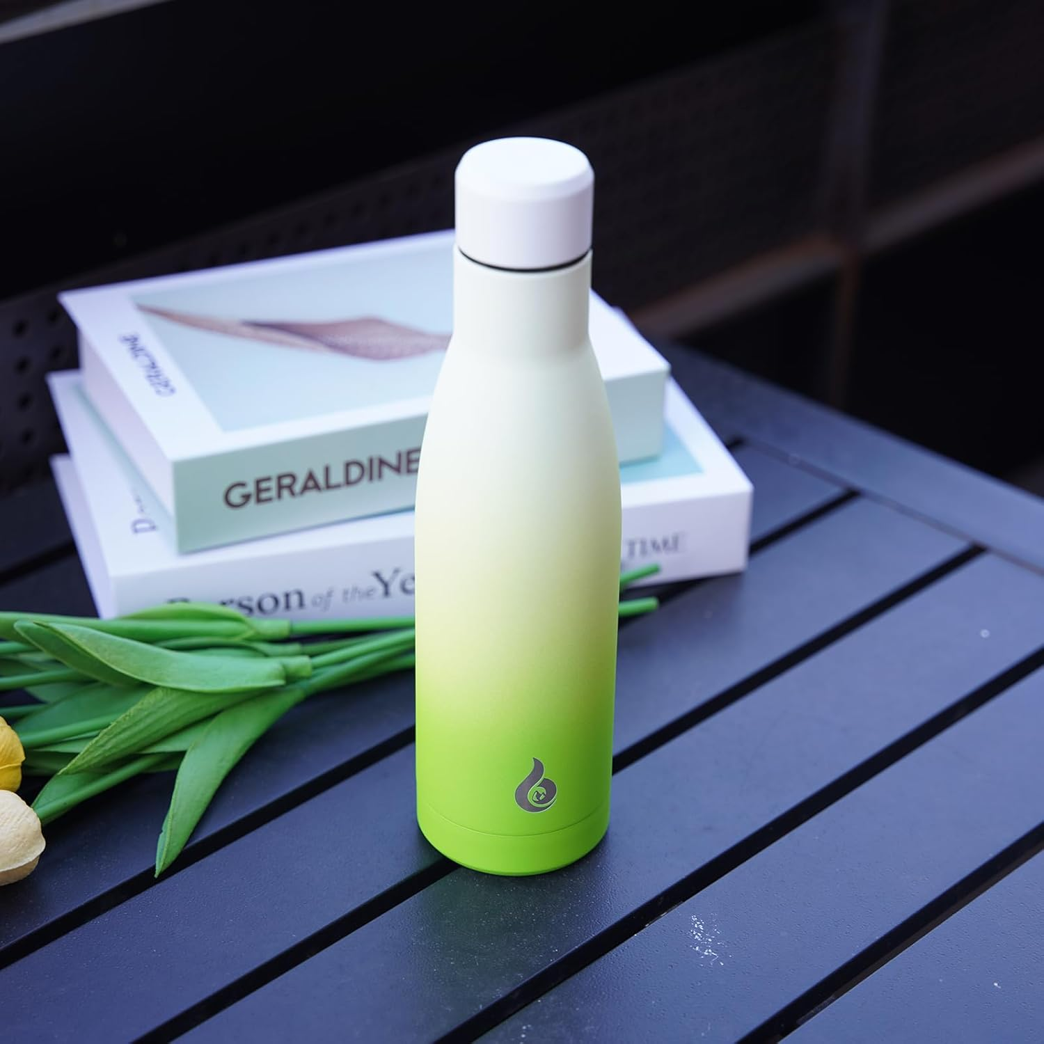 BJPKPK Stainless Steel Water Bottles, 750Ml Insulated Reusable Metal Water Bottle, Keep Cold and Hot, Sea Salt image number 5