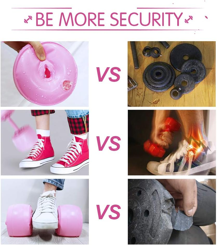 Water Dumbbells Set, Dumbbells Water Fillable, Travel Dumbbells, Adjustable Dumbbell Weight, Portable, for Men and Women - Strength Training - Fitness Training image number 5