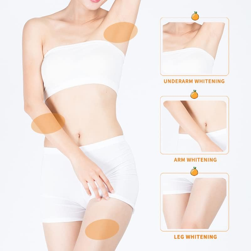 Underarm Whitening Cream,Intimate Area Skin Lightening Cream, Brightening Underarm Cream, Brightening Booster Pearl Capsules,Body Cream Whitening for Dark Spot Corrector 50G image number 5