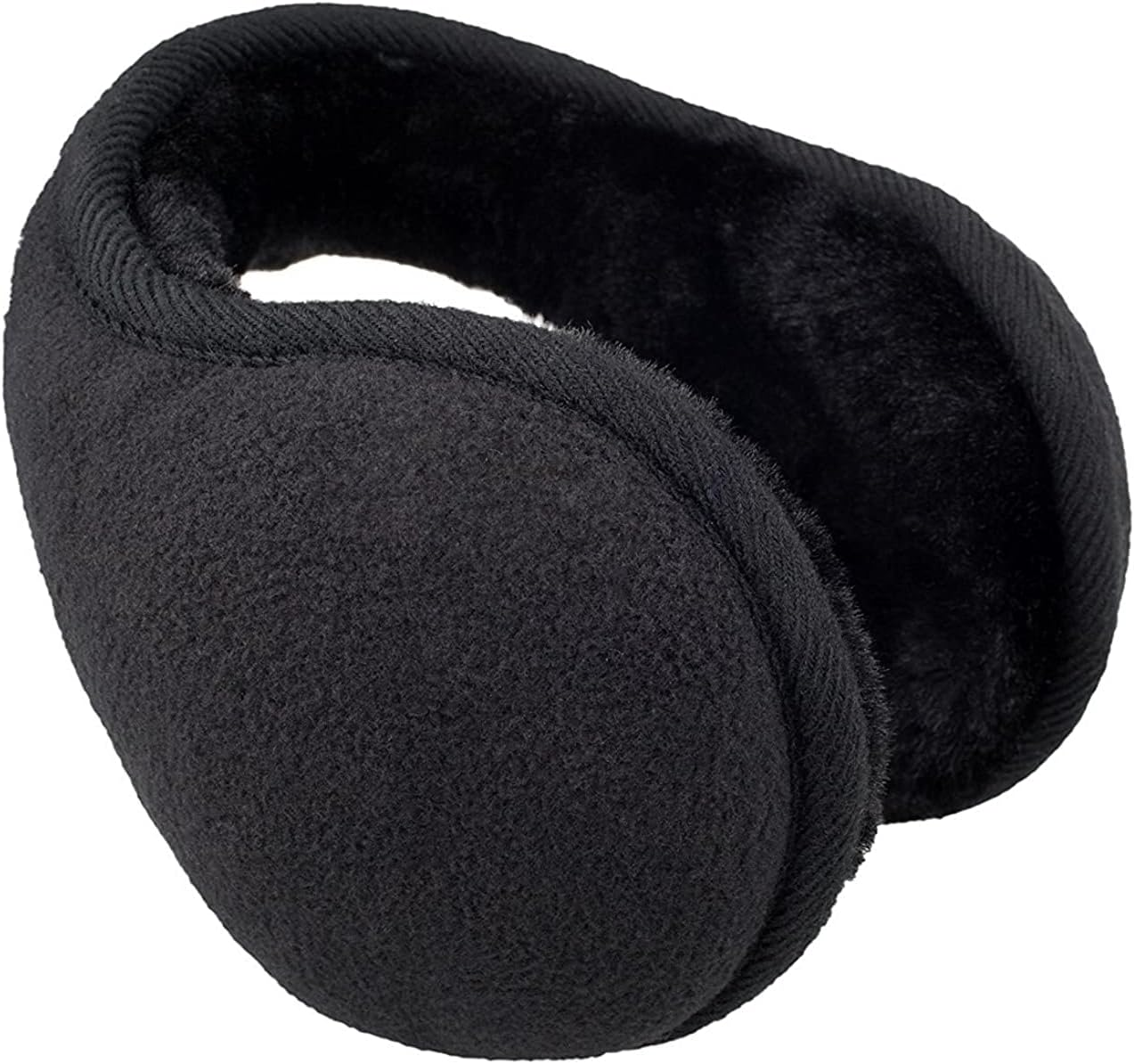 Unisex Classic Fleece Foldable Earmuffs Winter Accessory Outdoor Earmuffs image number 2