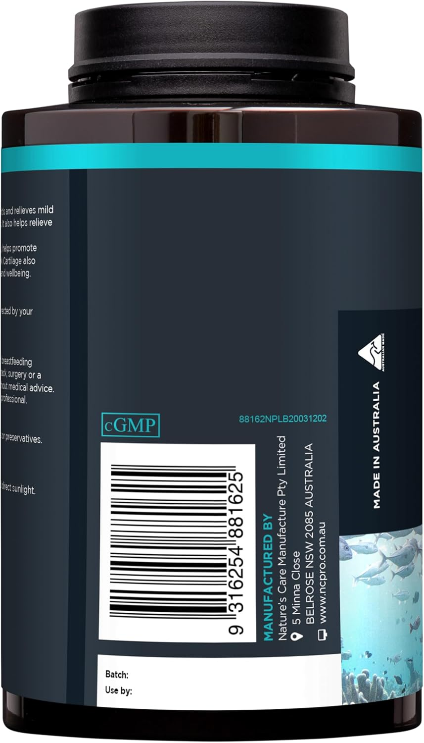 Nature'S Care Pro Shark Cartilage 750Mg 180'S