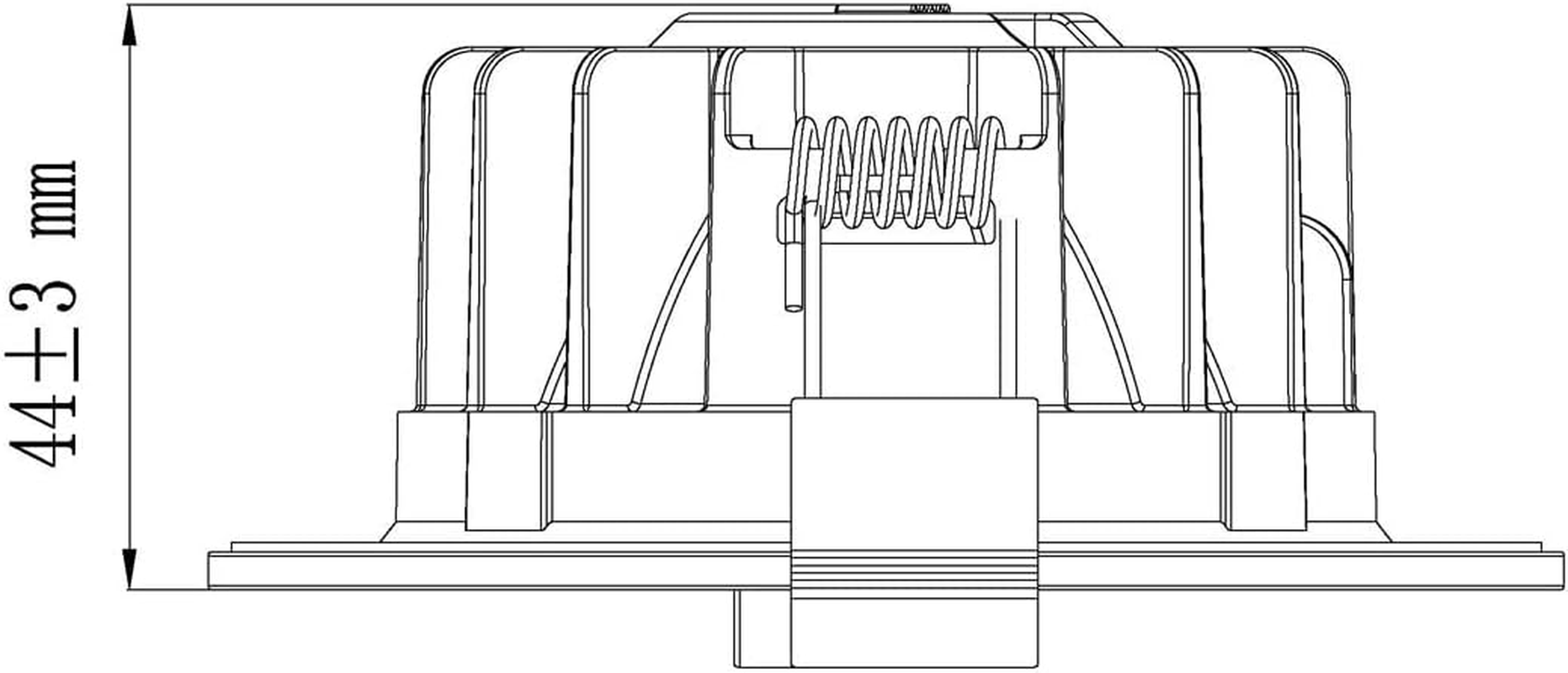 Beacon Lighting Infinity Mini LED Recessed Colour Switch 85Mm Cut Out Downlight in White image number 5