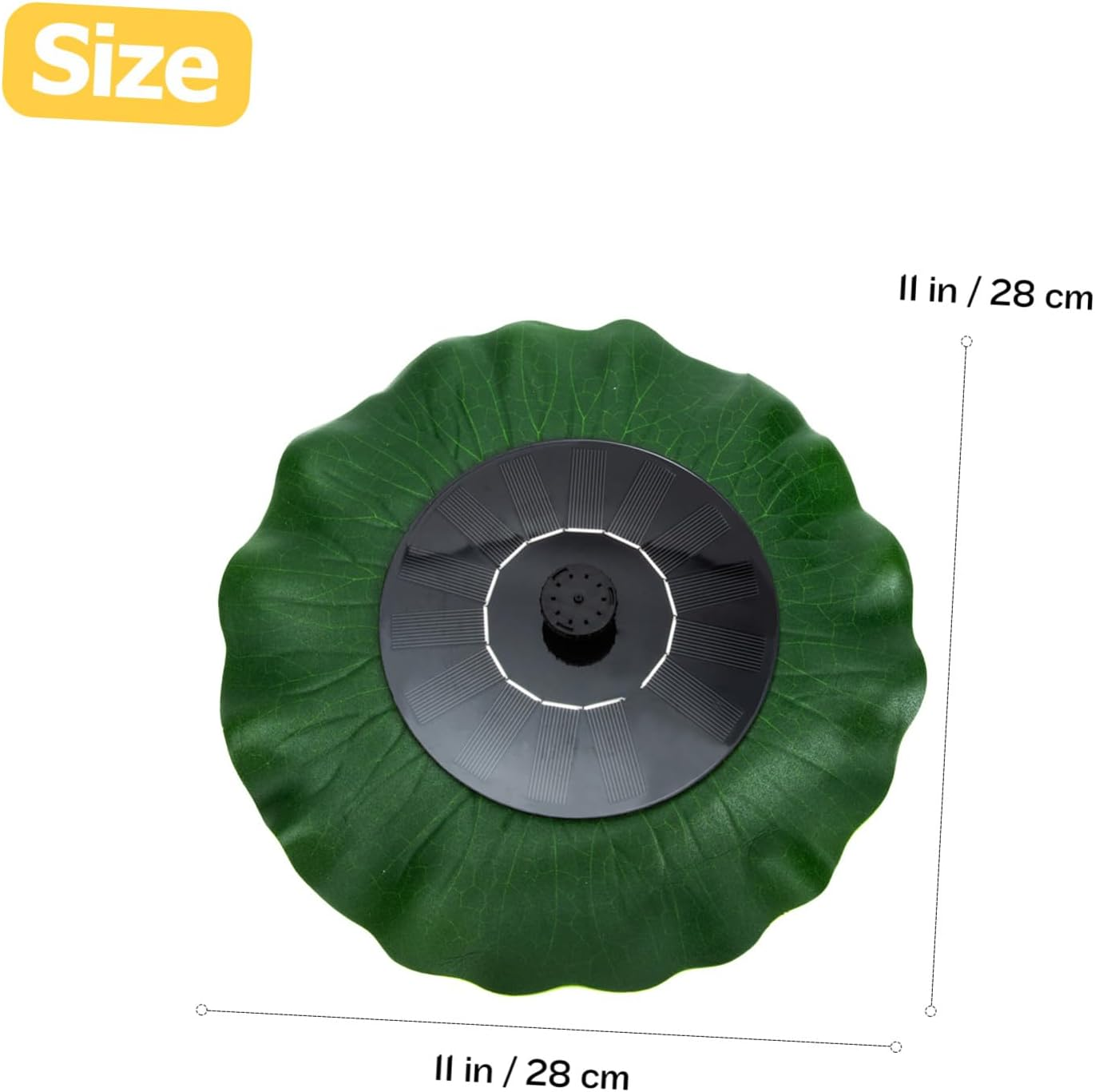 Solar Powered Outdoor Garden Fountain Kit with Lotus Leaf Floating Design Energy-Saving Water Pump for Patio Fish Decoration image number 6