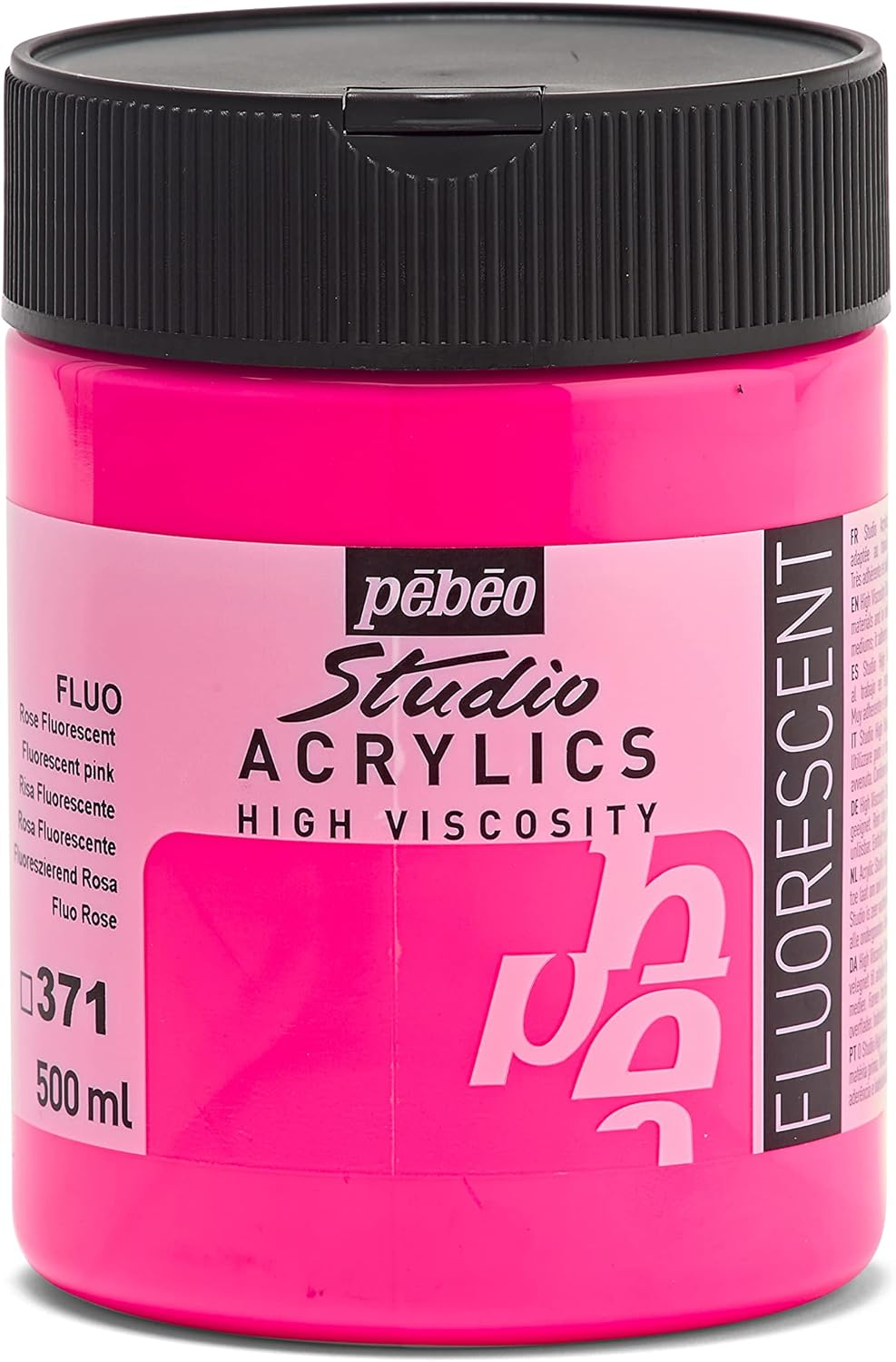 P&eacute;b&eacute;o Ivory Acrylic Paint 500 Ml Tub