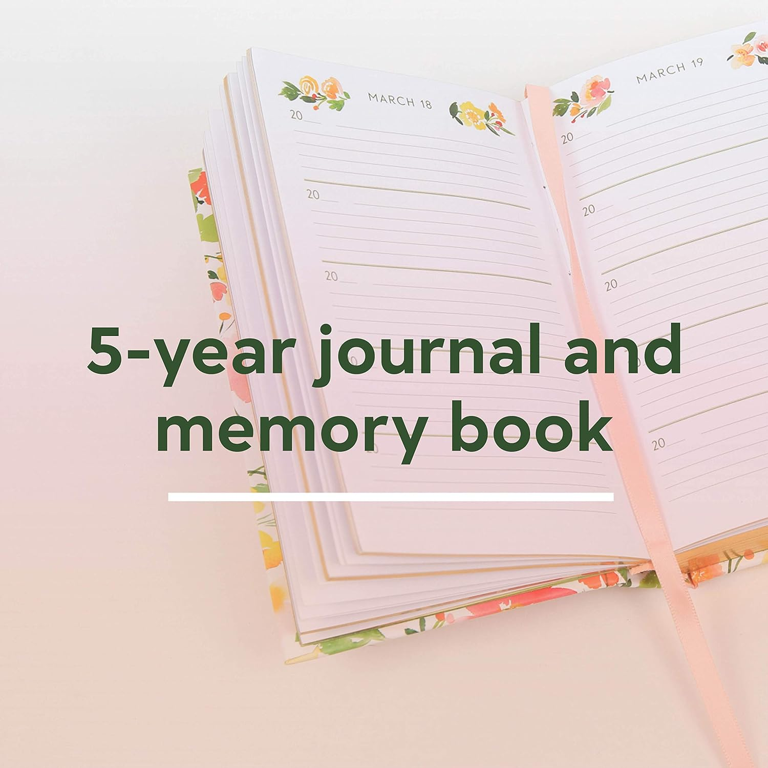 Floral One Line a Day: a Five-Year Memory Book