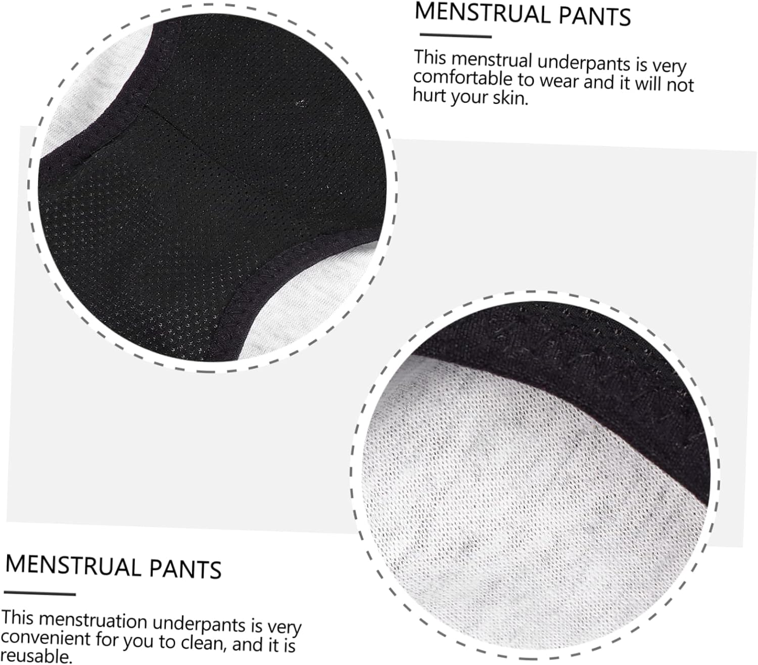 Menstrual Briefs for Women Leak Design Comfortable for Everyday Use for Girlfriends during Menstruation image number 4