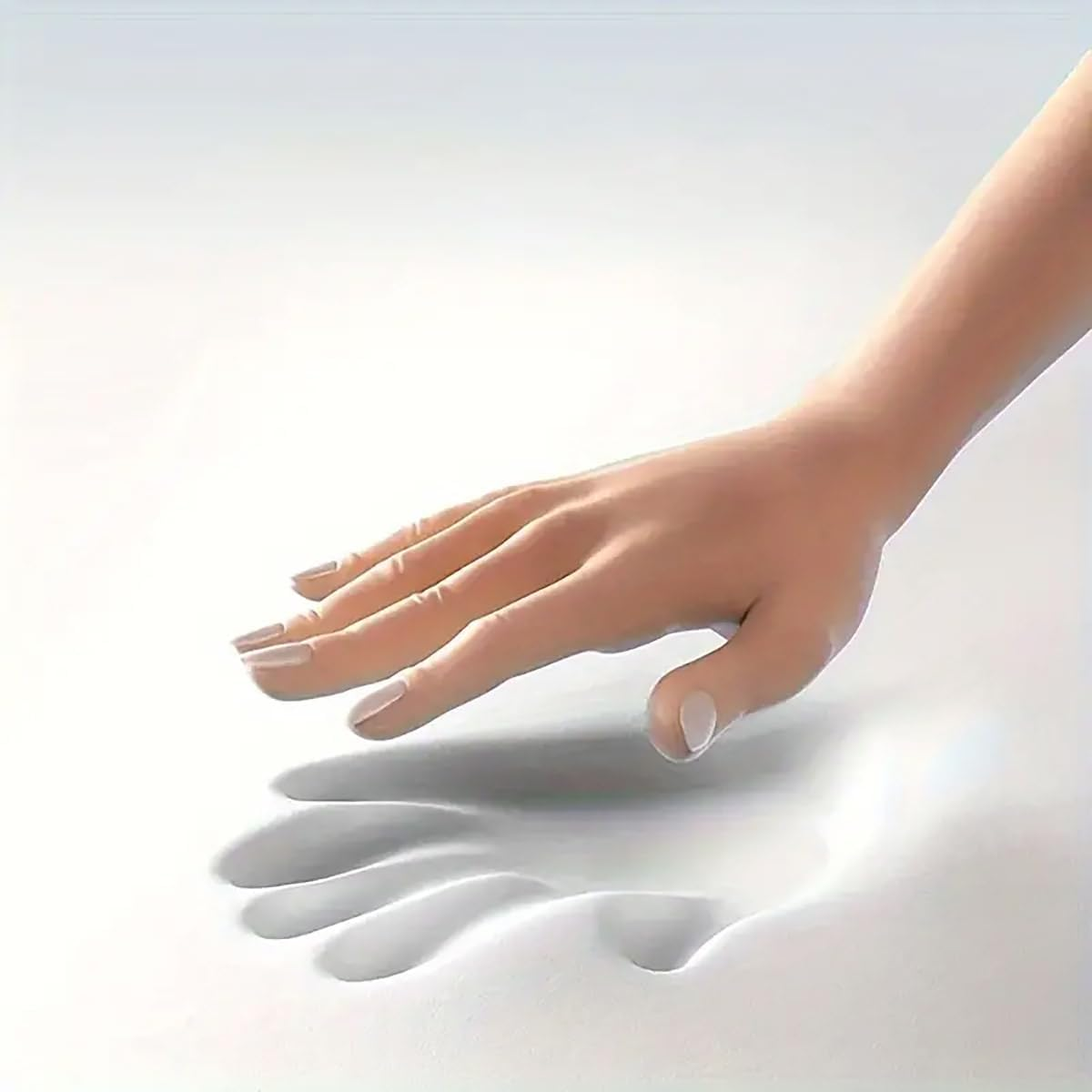 AIMALL Ergonomic Memory Foam Massage Pillow, Anti-Wrinkle Face Cradle Cushion with Enhanced Neck Support for Beauty Sleeps & Stress Relief, 11.3X11.3 Inches image number 3