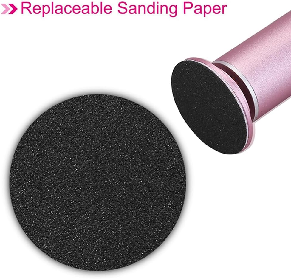 ELEVEN EVER 1 Box (60Pcs) Replacement Sandpaper Pad Disks Discs (80 Grit&100 Grit) for Electric Foot File Callus Remover Machine image number 6