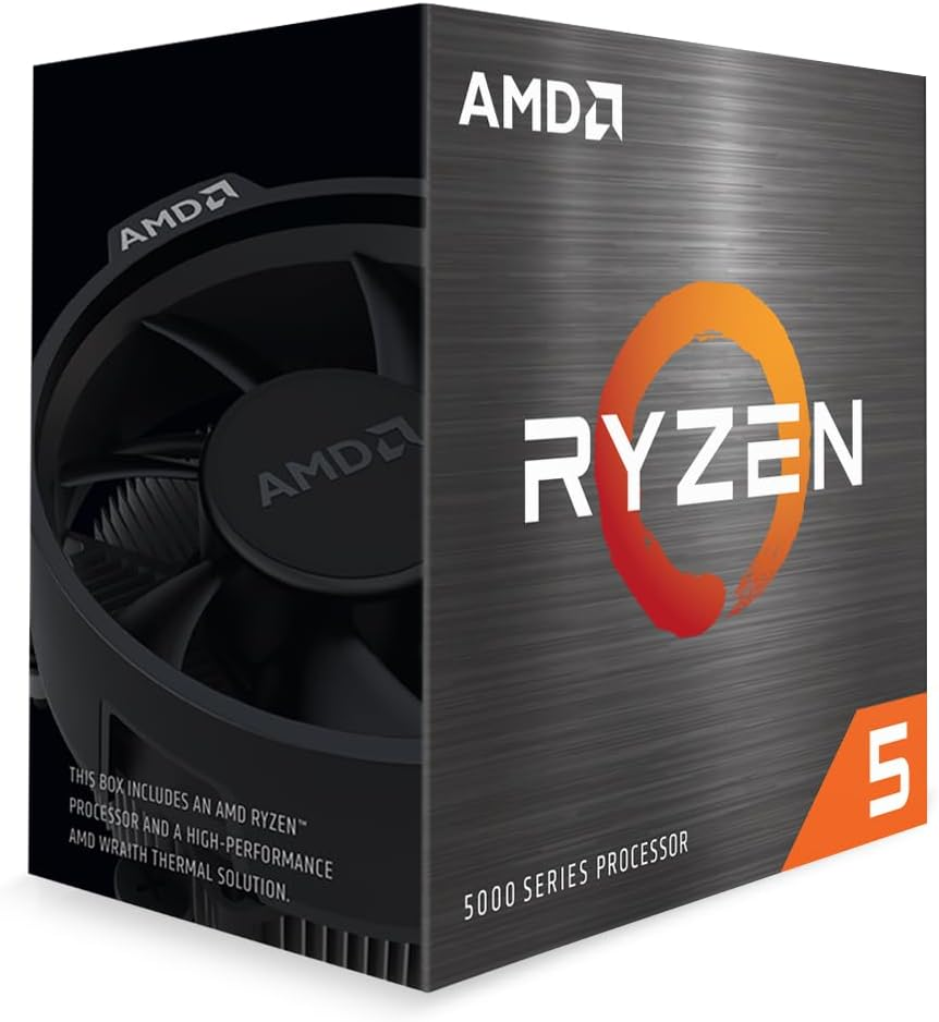 AMD Ryzen 5 5500 Desktop Processor (6-Core/12-Thread, 19 MB Cache, up to 4.2 Ghz Max Boost), Black image number 2